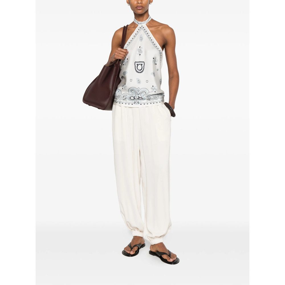 Salvatore Ferragamo Ferragamo WHITE Tops - Vests & Tank Tops Size M / US 6-8 / IT 42-44 - 3 Thumbnail