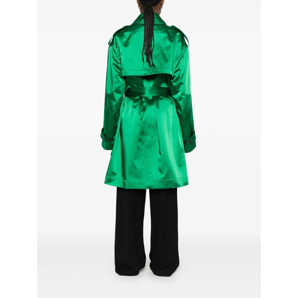 Dries Van Noten Dries Van Noten GREEN Coats - Trench & Raincoats Size S / US 4 / IT 40 - 3 Thumbnail