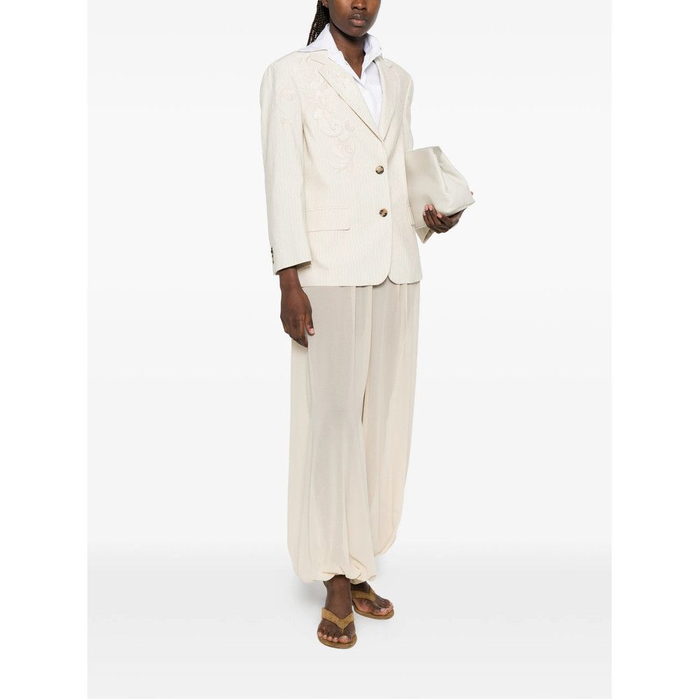 Dries Van Noten Dries Van Noten NEUTRALS Jackets - Blazers Size S / US 4 / IT 40 - 3 Thumbnail