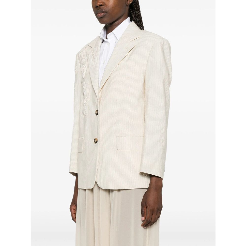 Dries Van Noten Dries Van Noten NEUTRALS Jackets - Blazers Size S / US 4 / IT 40 - 5 Thumbnail