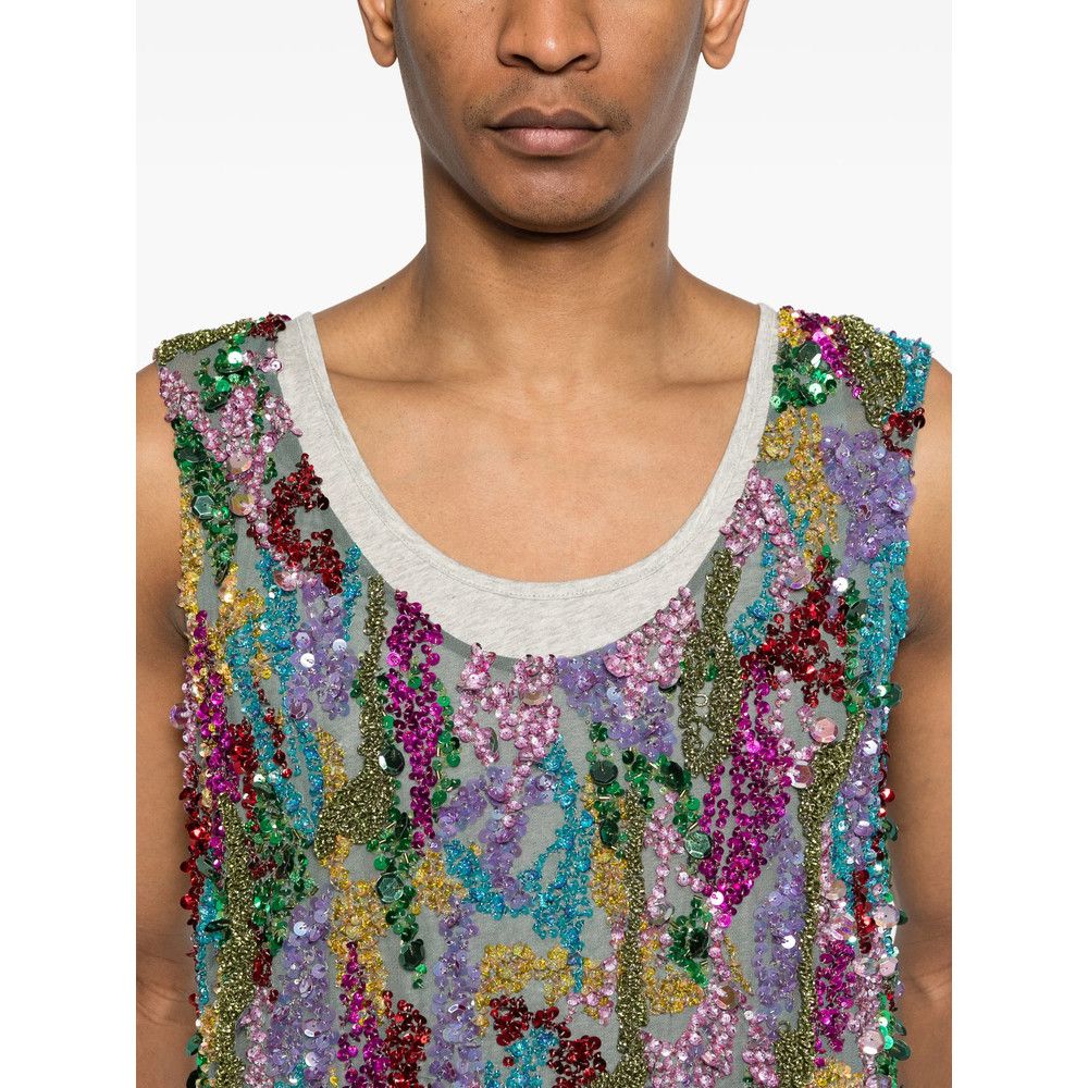 Dries Van Noten Dries Van Noten GREY T-Shirts & Vests - Vests & Tanks Size US M / EU 48-50 / 2 - 2 Thumbnail