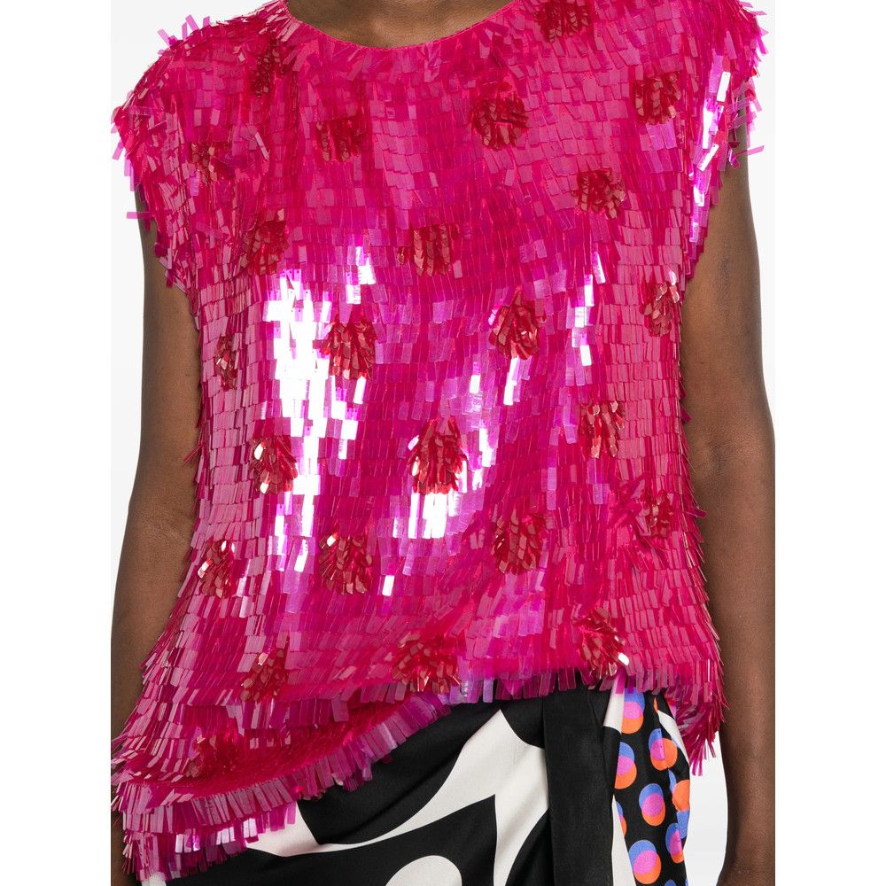 Dries Van Noten Dries Van Noten PINK Tops - Blouses Size S / US 4 / IT 40 - 2 Thumbnail