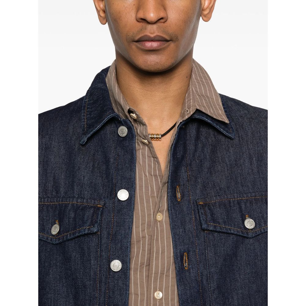 Dries Van Noten Dries Van Noten BLUE Shirts Size US L / EU 52-54 / 3 - 5 Thumbnail