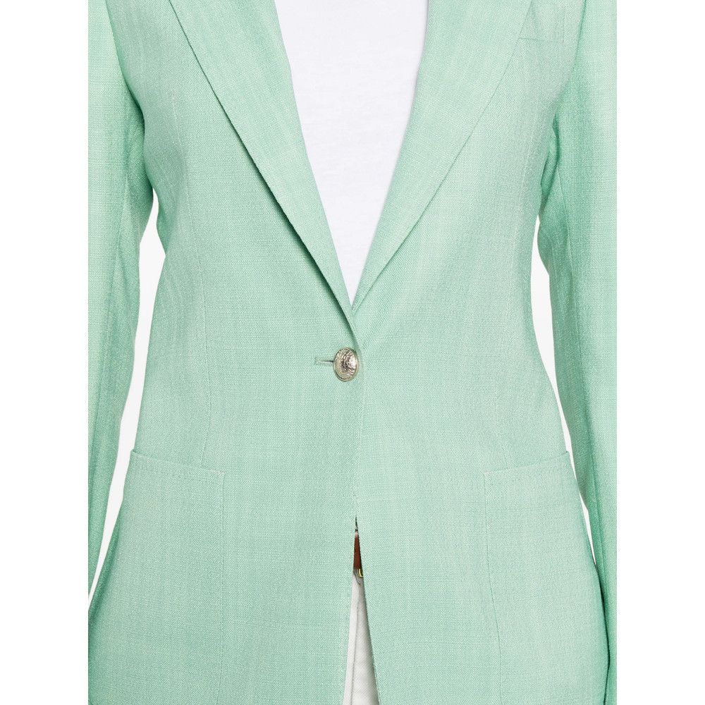 Tagliatore Tagliatore GREEN Jackets - Blazers Size S / US 4 / IT 40 - 2 Thumbnail