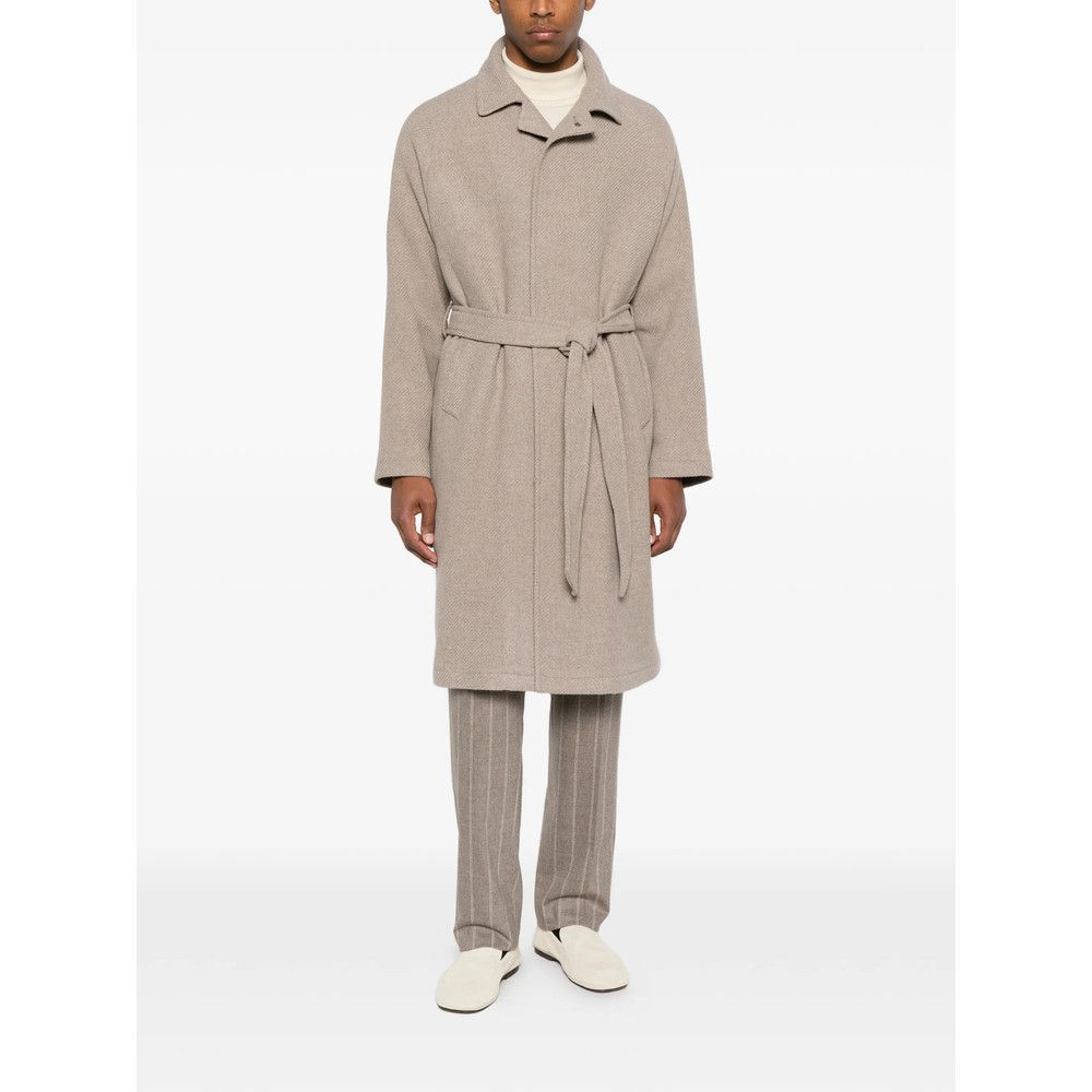 Tagliatore Tagliatore NEUTRALS Coats - Single Breasted Coats Size US M / EU 48-50 / 2 - 3 Thumbnail