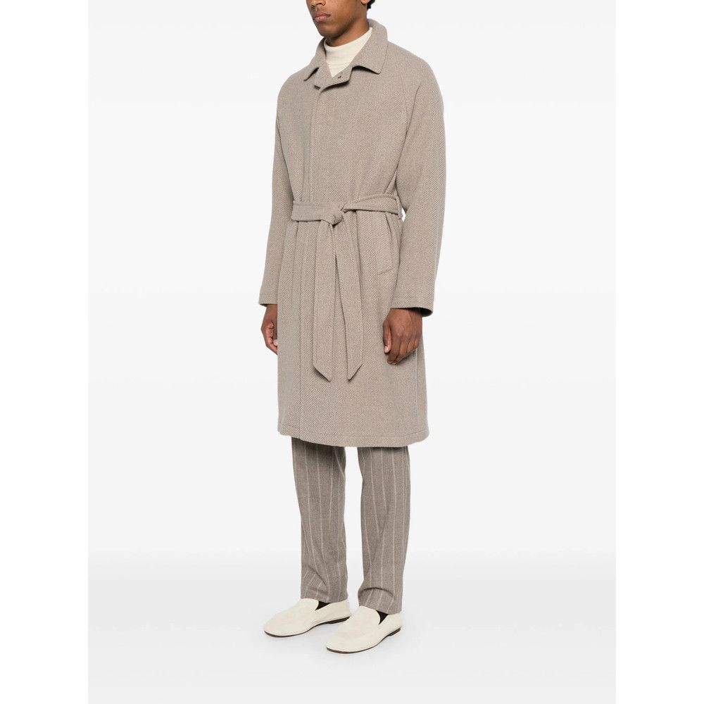 Tagliatore Tagliatore NEUTRALS Coats - Single Breasted Coats Size US M / EU 48-50 / 2 - 5 Thumbnail