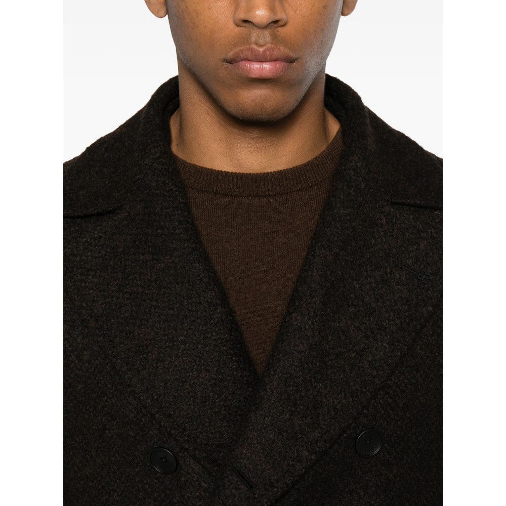 Tagliatore Tagliatore BROWN Coats - Double Breasted Coats Size US M / EU 48-50 / 2 - 3 Thumbnail