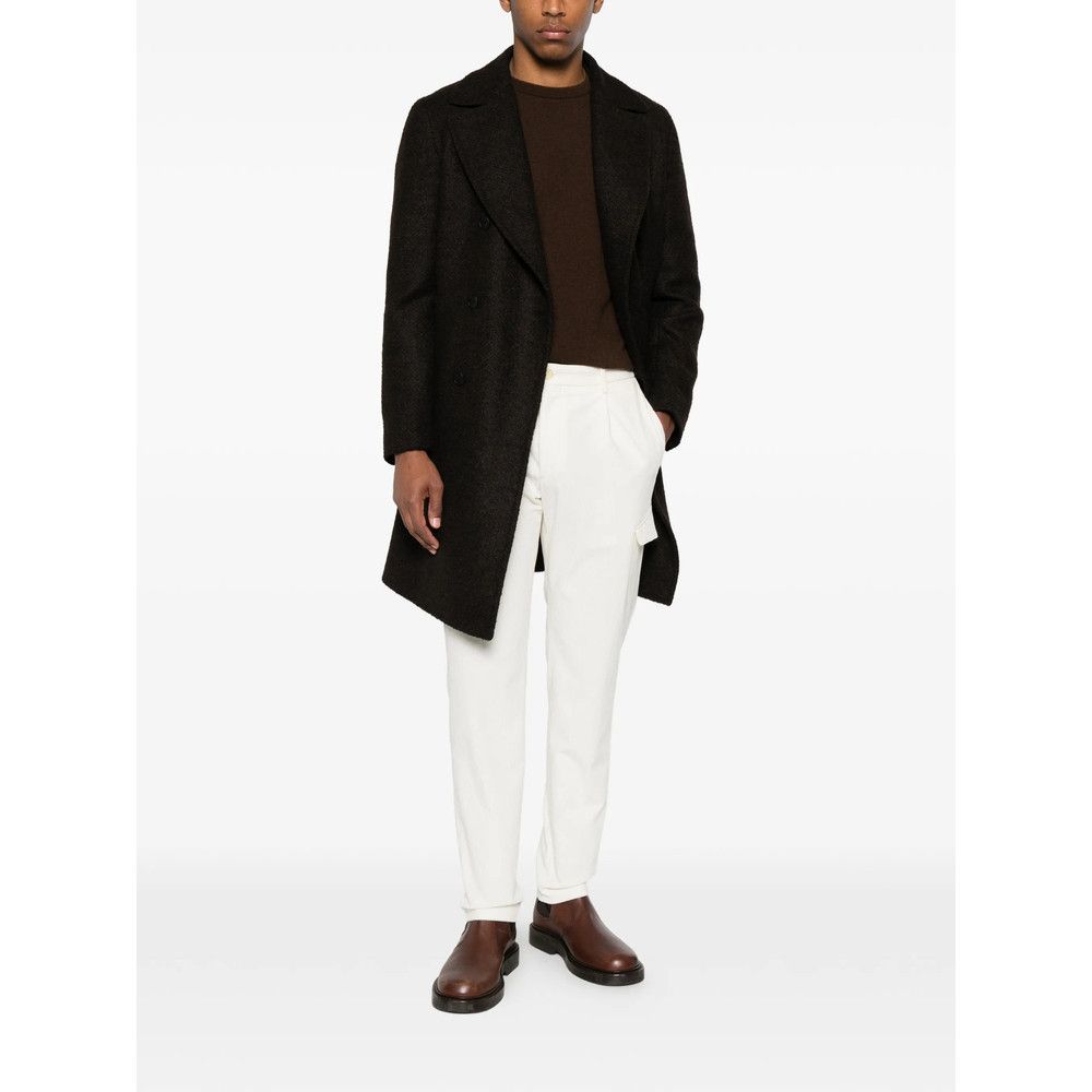 Tagliatore Tagliatore BROWN Coats - Double Breasted Coats Size US M / EU 48-50 / 2 - 2 Thumbnail