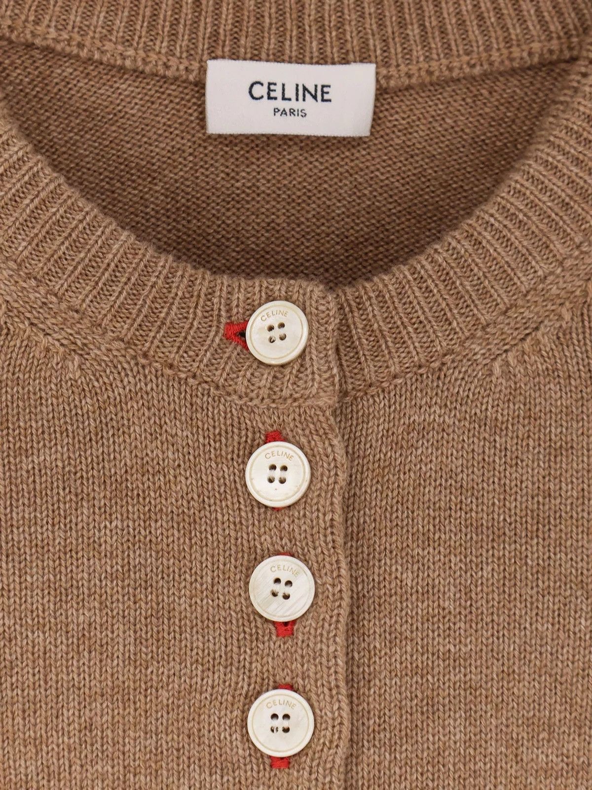 Celine Celine Cashmere Cardigan With Tank Top tag size M Women - USA Duties Paid Size M / US 6-8 / IT 42-44 - 3 Thumbnail