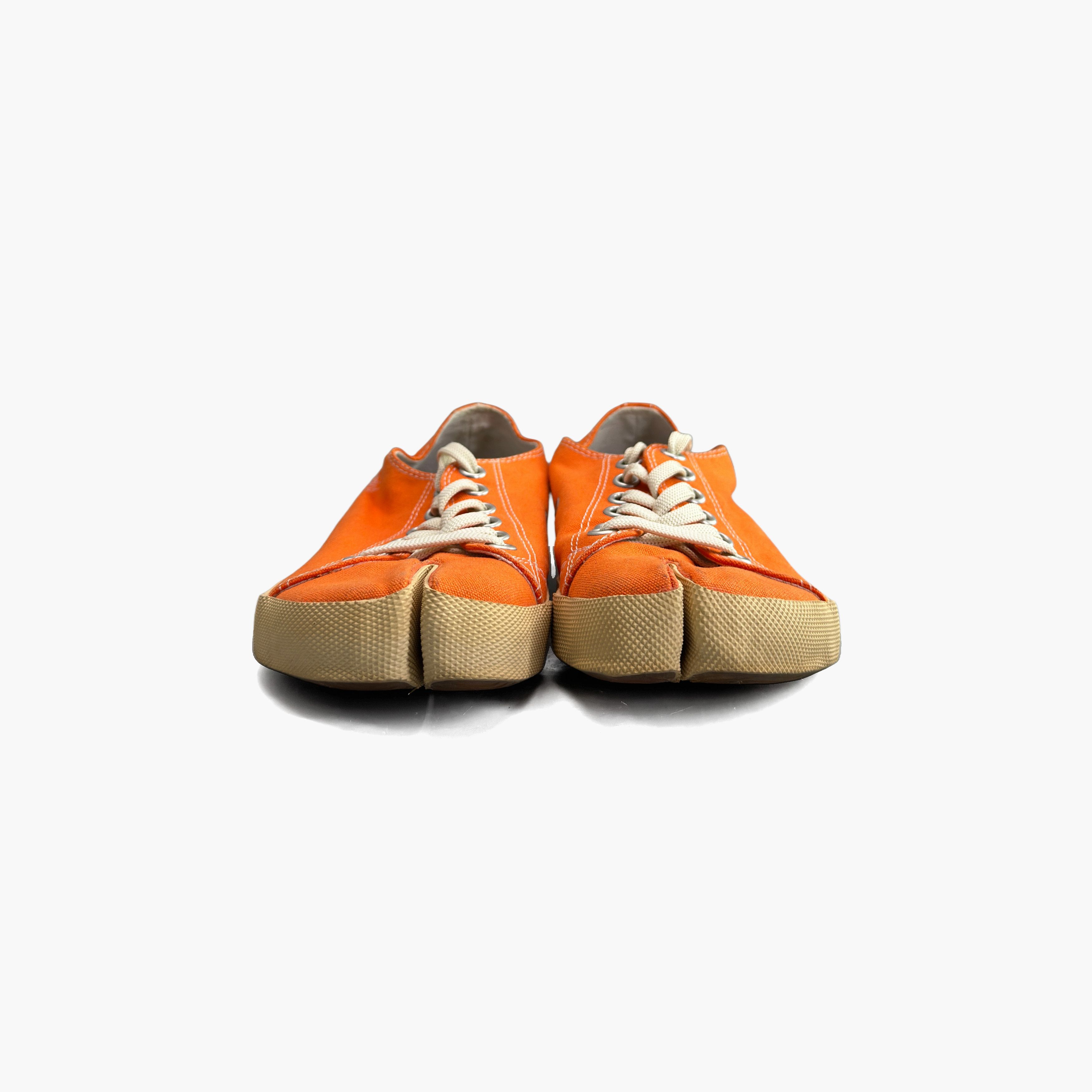 Maison Margiela Maison Margiela Tabi Low-Top Canvas Sneakers Orange Size 37 Size US 7 / IT 37 - 5 Thumbnail