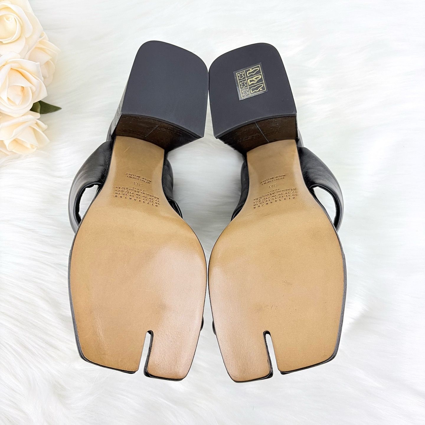 Maison Margiela Maison Margiela Tabi Leather Sandals Size 38 Size US 8 / IT 38 - 4 Thumbnail