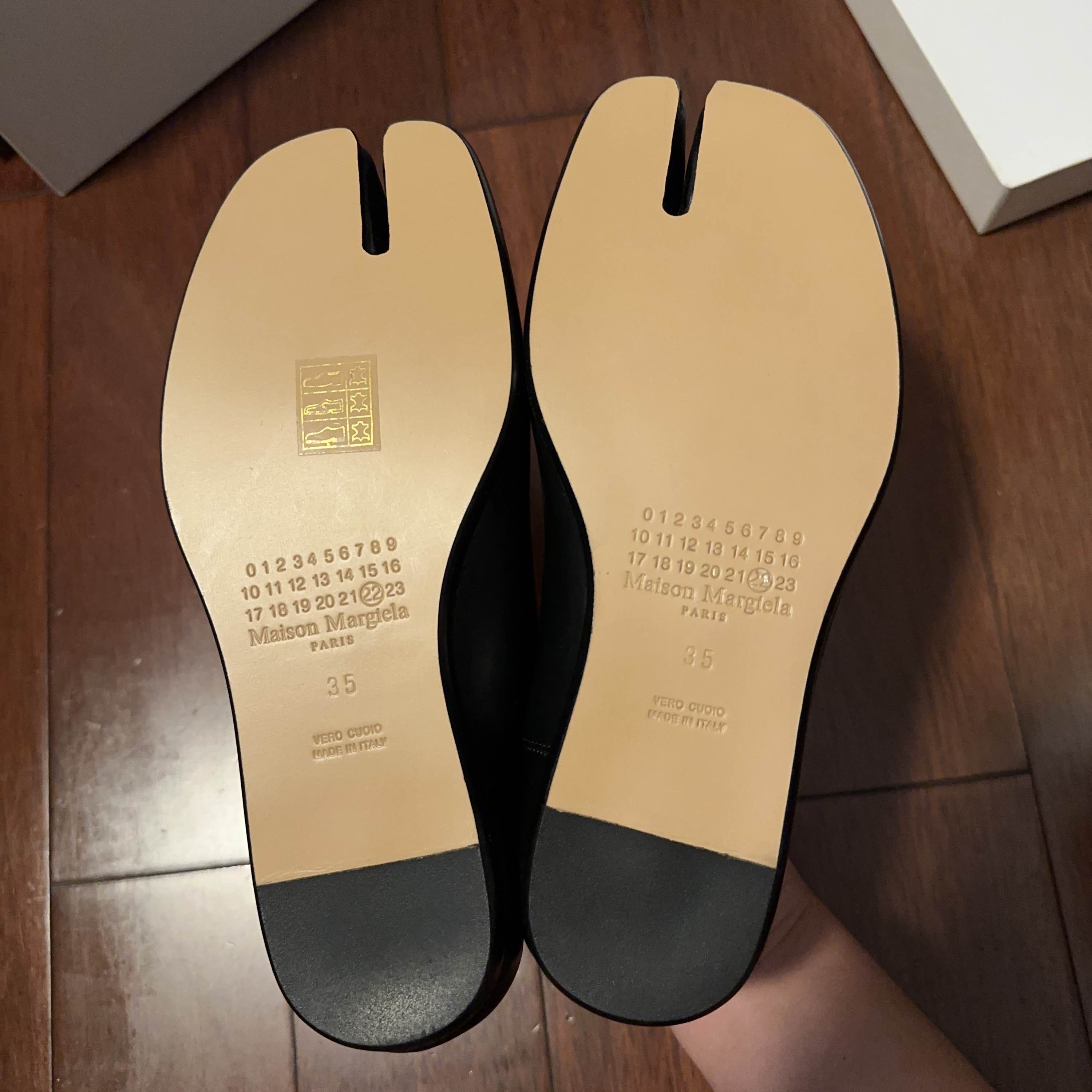 Maison Margiela Maison Margiela Black Tabi Flats Size 35 Size US 5 / IT 35 - 4 Thumbnail