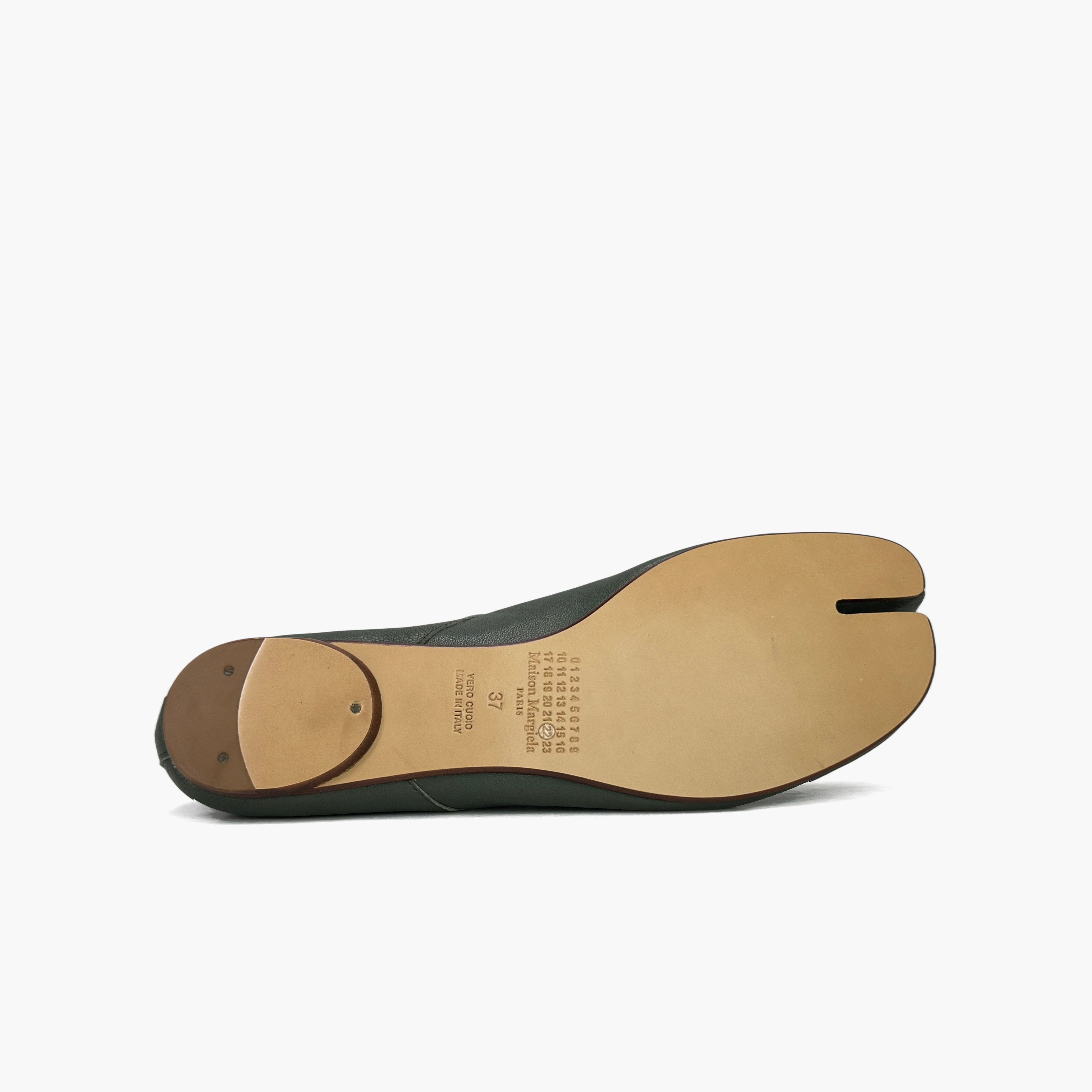Maison Margiela Maison Margiela Green Tabi Flats Size 37 Size US 7 / IT 37 - 7 Thumbnail