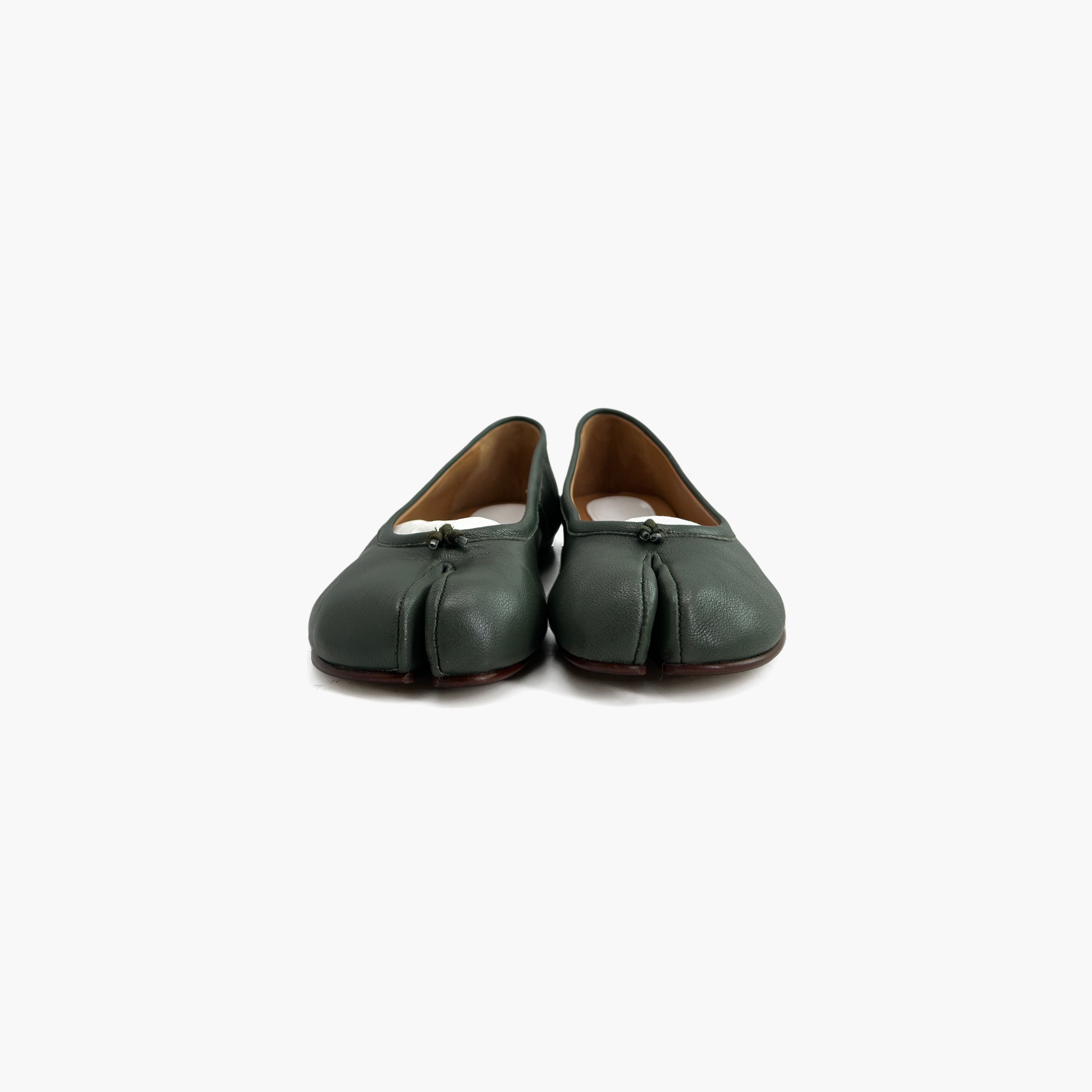 Maison Margiela Maison Margiela Green Tabi Flats Size 37 Size US 7 / IT 37 - 5 Thumbnail