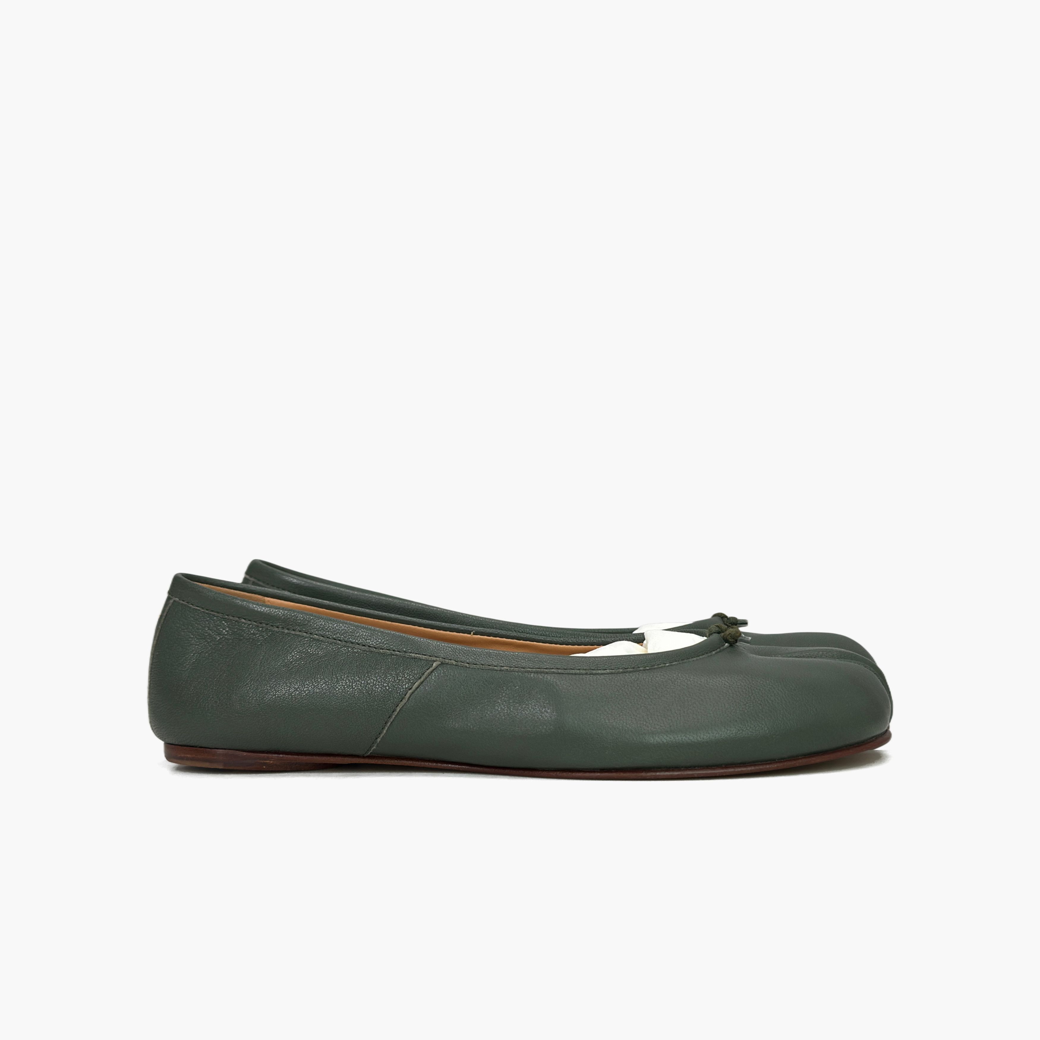 Maison Margiela Maison Margiela Green Tabi Flats Size 37 Size US 7 / IT 37 - 4 Thumbnail