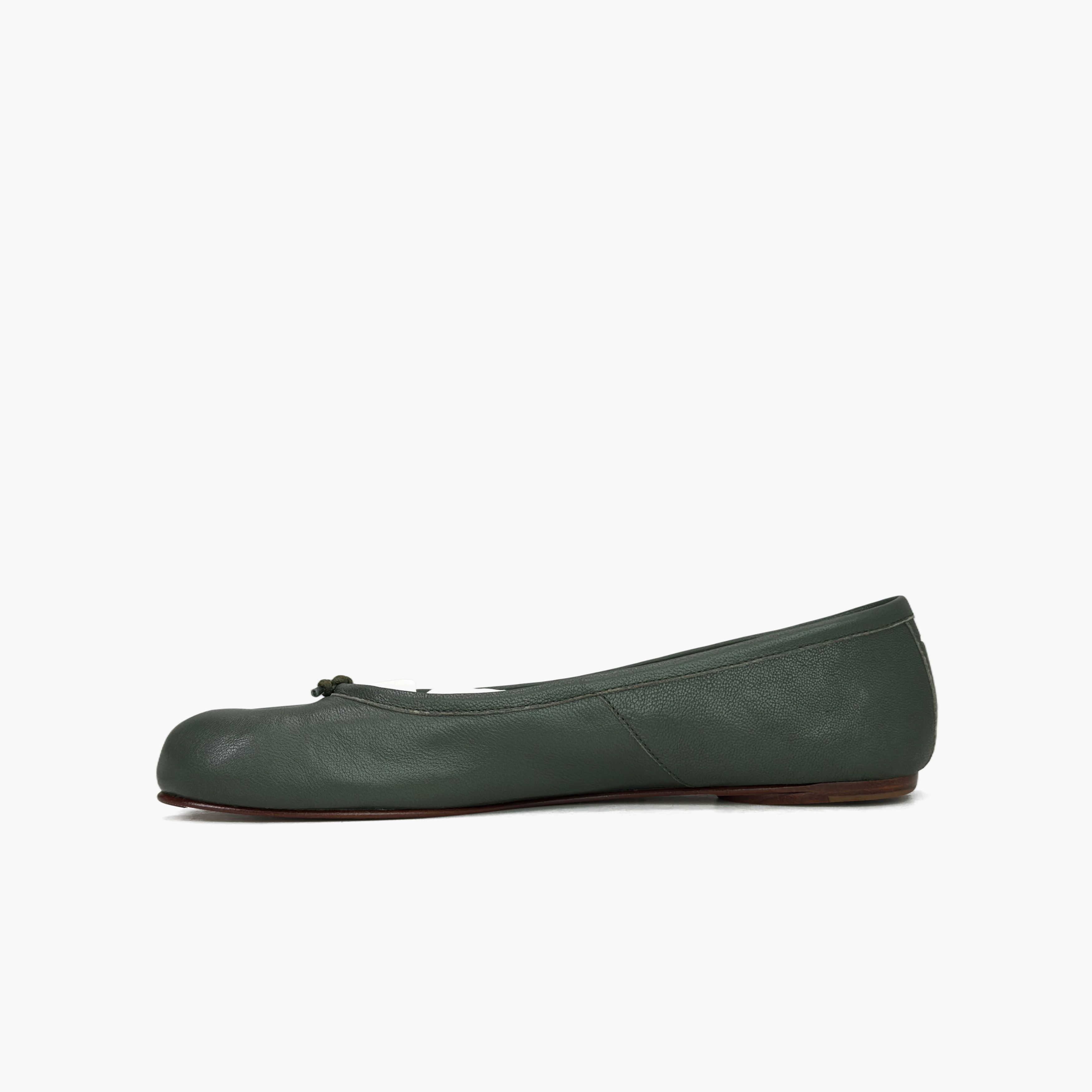 Maison Margiela Maison Margiela Green Tabi Flats Size 37 Size US 7 / IT 37 - 3 Thumbnail