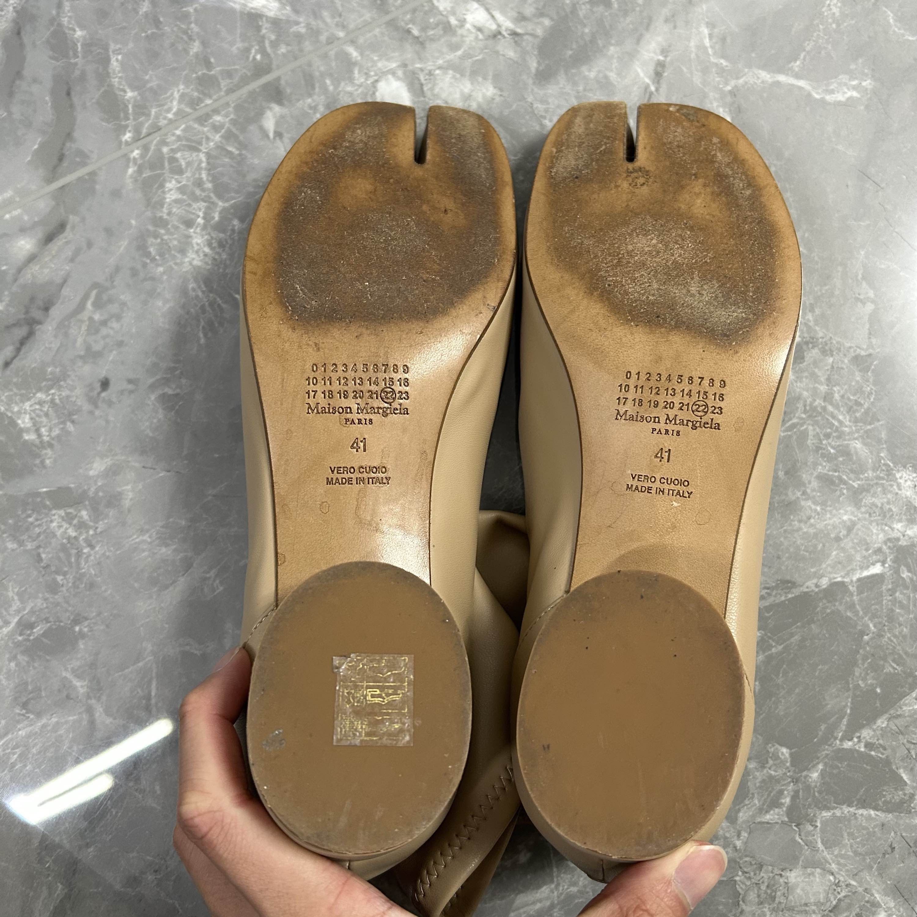 Maison Margiela Maison Margiela Nude Tabi Boots Size 41 Size US 11 / IT 41 - 4 Thumbnail