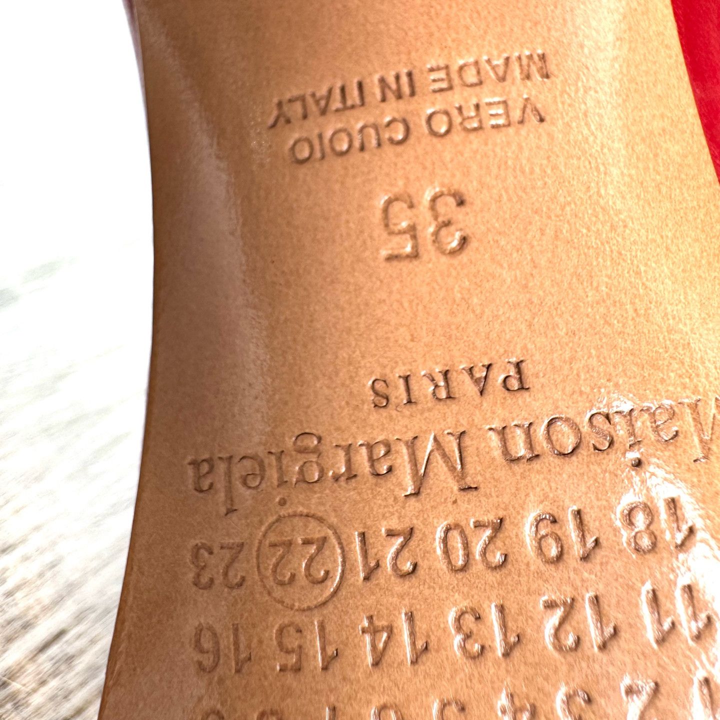 Maison Margiela Maison Margiela Red Leather Tabi Boots Size 35 Size US 5 / IT 35 - 5 Thumbnail