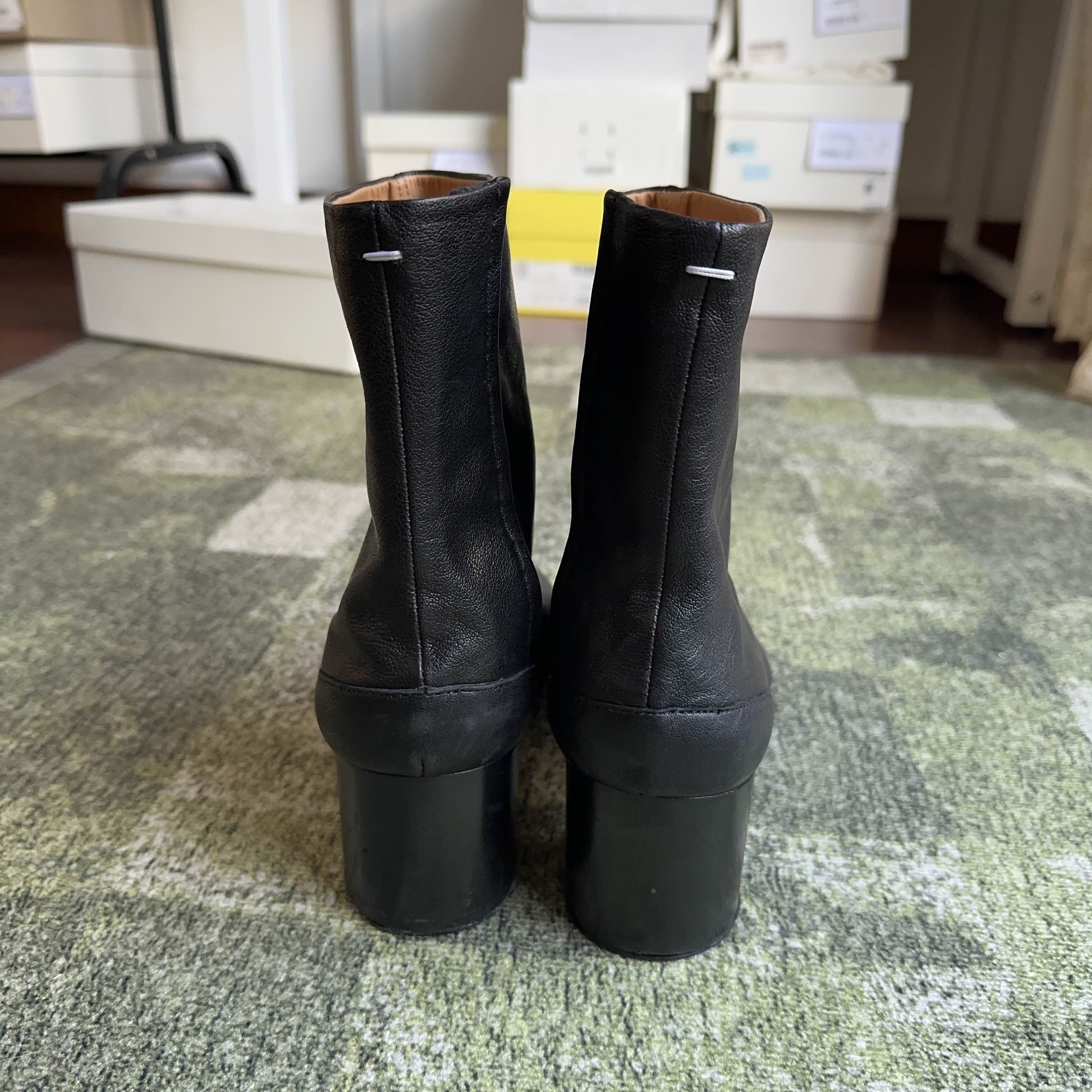Maison Margiela Maison Margiela Tabi Leather Block Heel Boots Size 37 Size US 7 / IT 37 - 3 Thumbnail