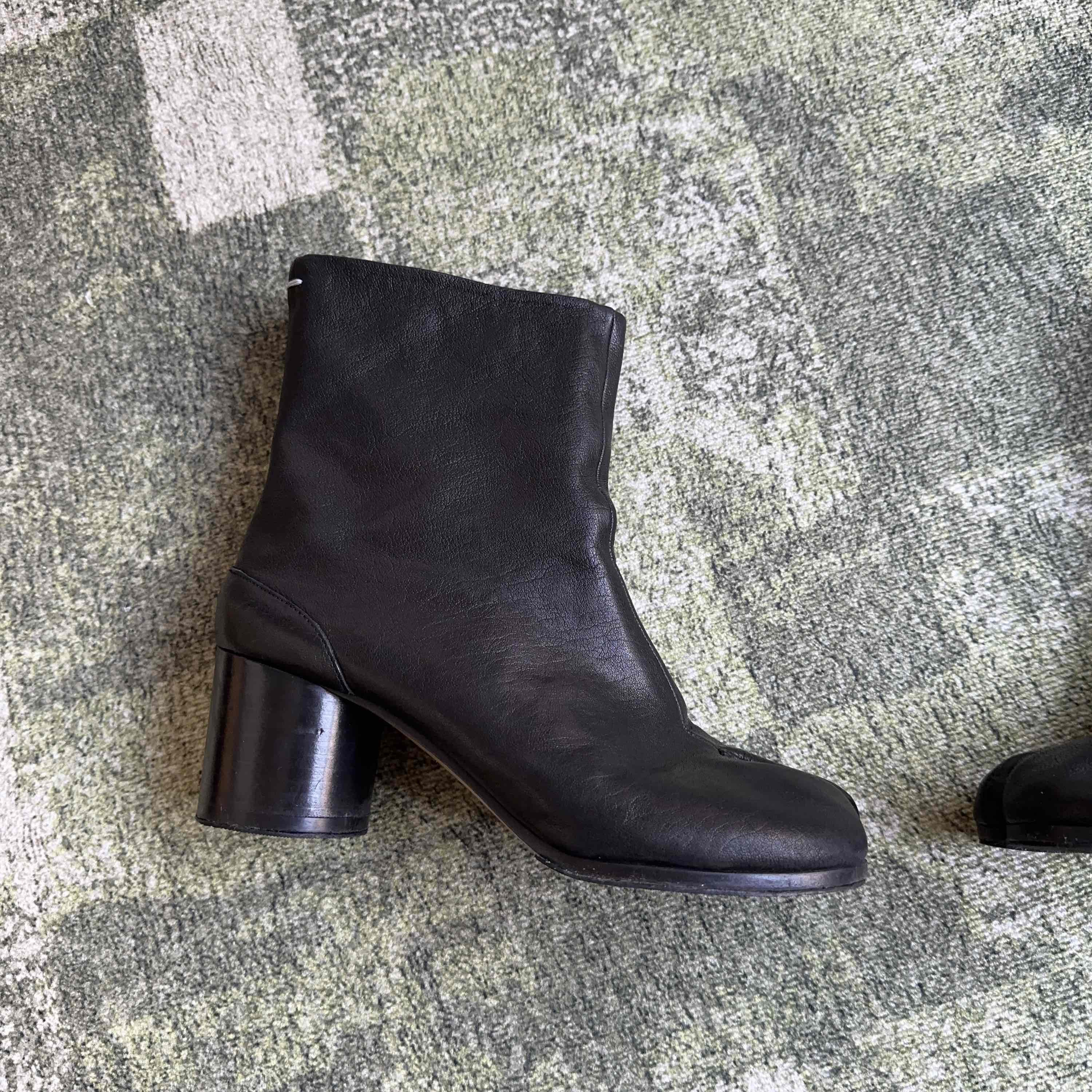 Maison Margiela Maison Margiela Tabi Leather Block Heel Boots Size 37 Size US 7 / IT 37 - 7 Thumbnail