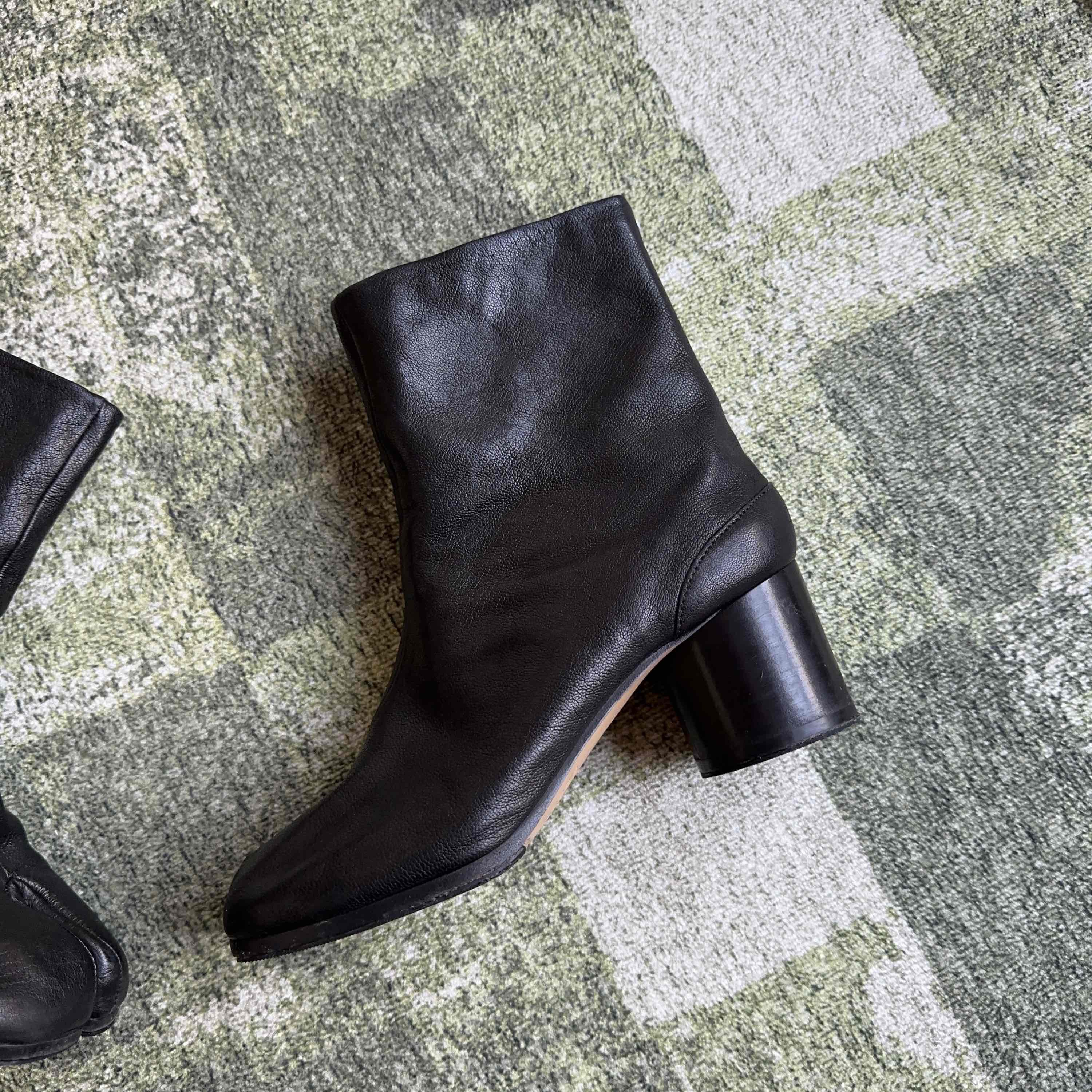 Maison Margiela Maison Margiela Tabi Leather Block Heel Boots Size 37 Size US 7 / IT 37 - 6 Thumbnail
