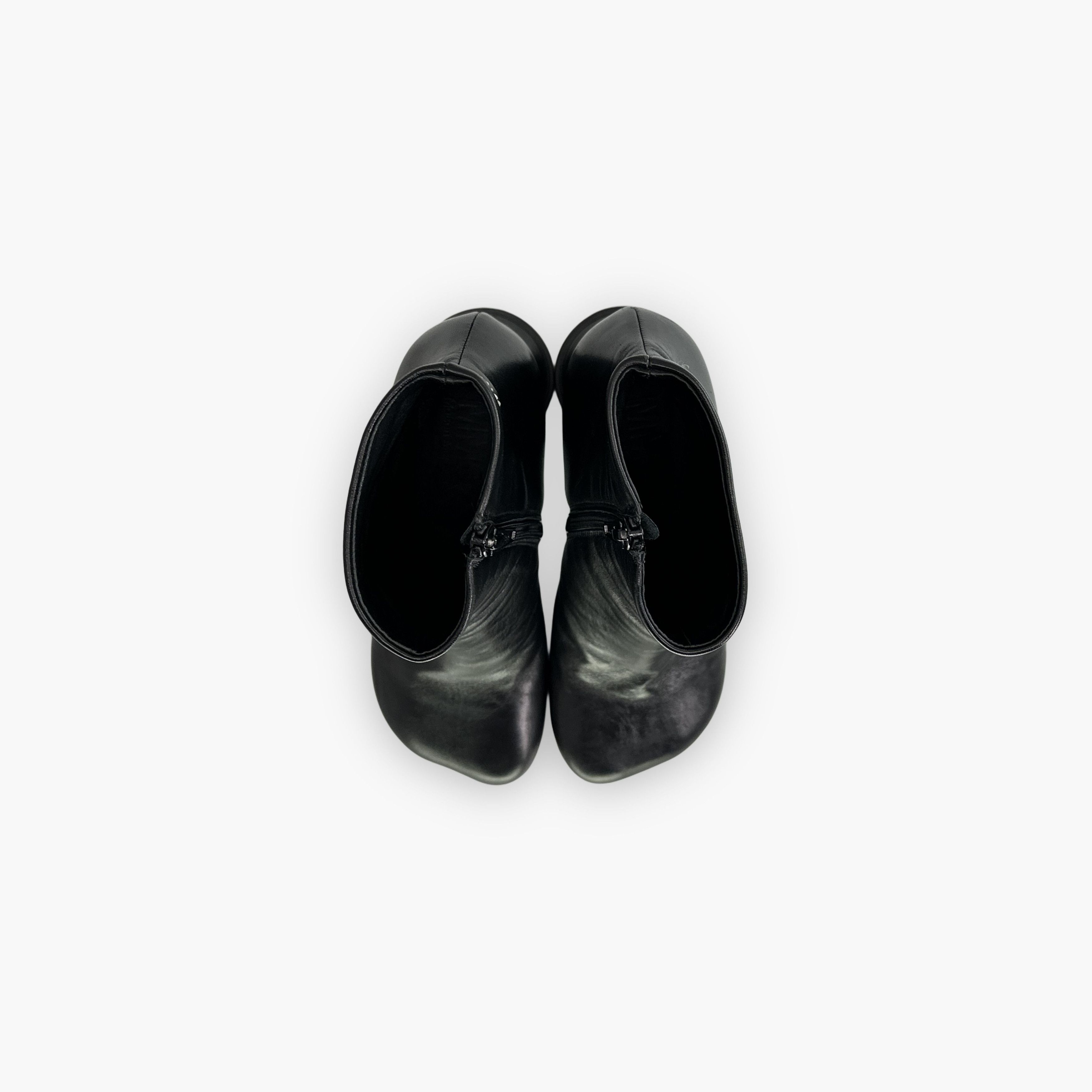 MM6 MM6 Maison Margiela Block Heel Leather Ankle Boots Size 37 Size US 7 / IT 37 - 9 Thumbnail
