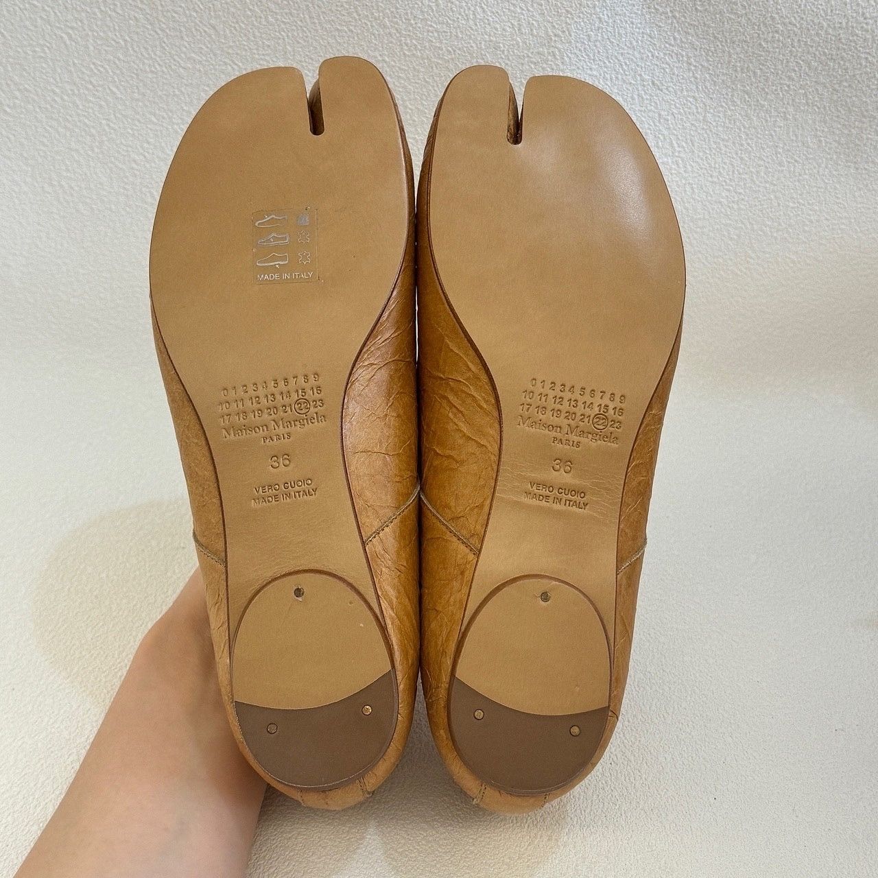 Maison Margiela Maison Margiela Tan Tabi Ballet Flats Size 36 Size US 6 / IT 36 - 4 Thumbnail