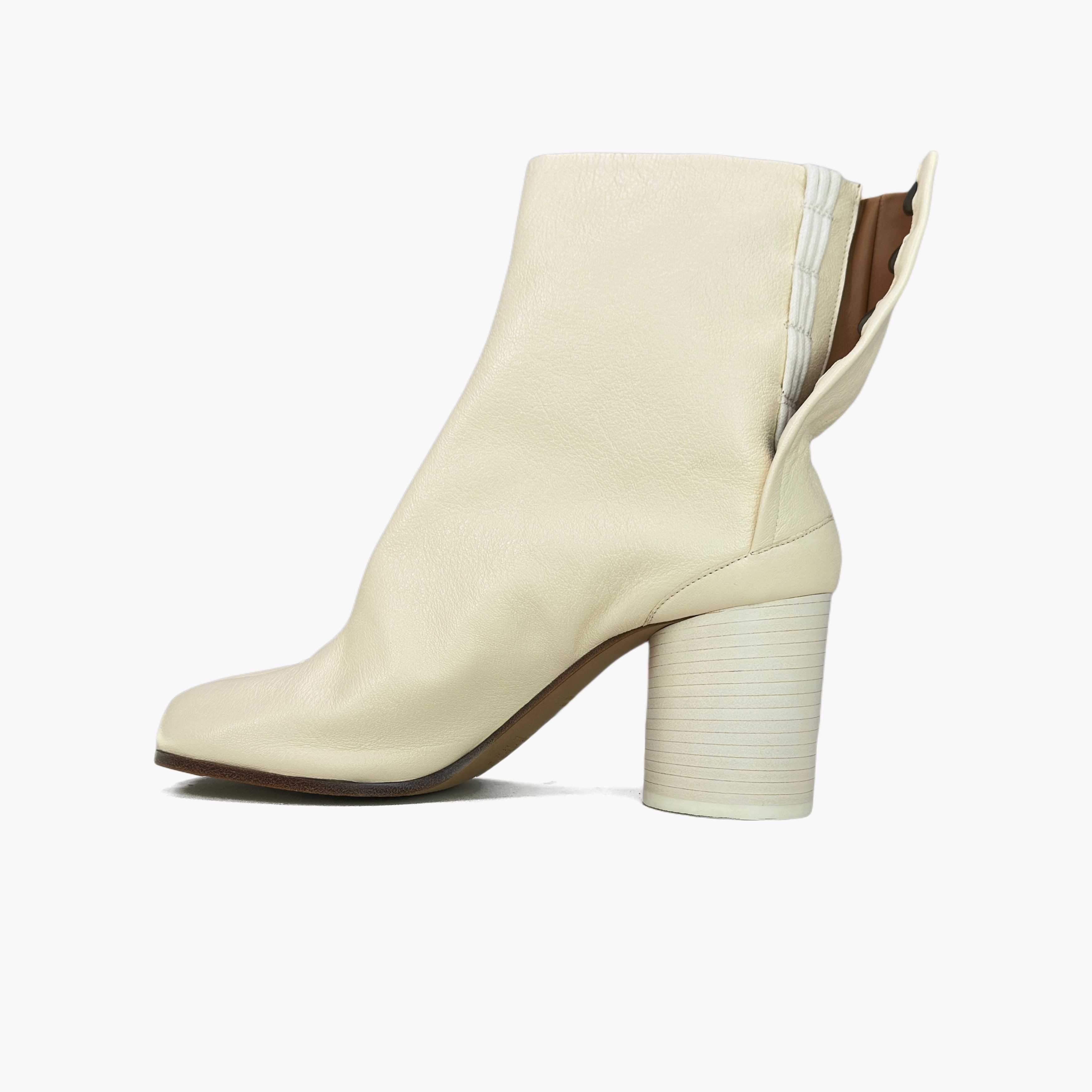 Maison Margiela Maison Margiela Tabi Leather Block Heel Boots Size 37 Size US 7 / IT 37 - 3 Thumbnail
