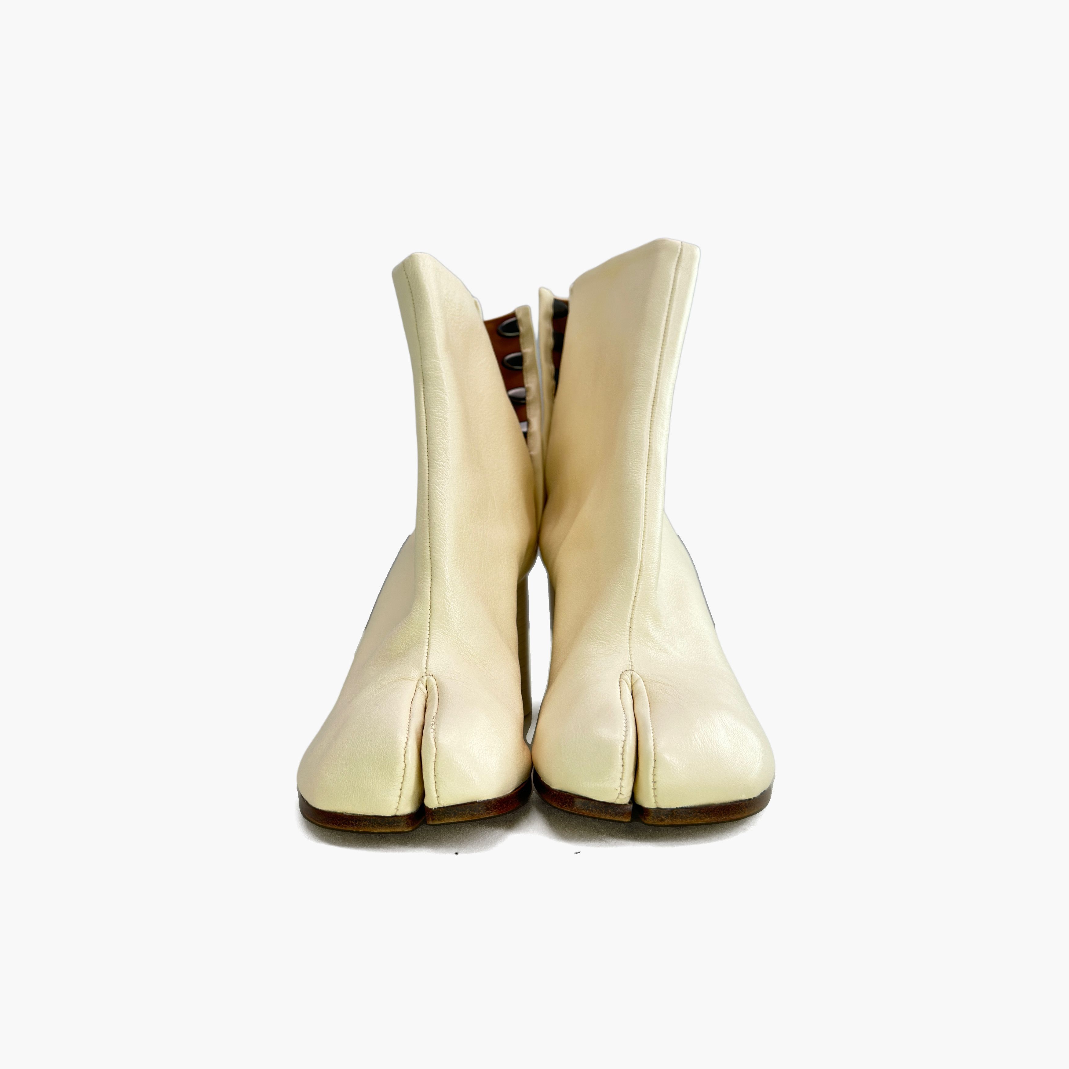 Maison Margiela Maison Margiela Tabi Leather Block Heel Boots Size 37 Size US 7 / IT 37 - 5 Thumbnail