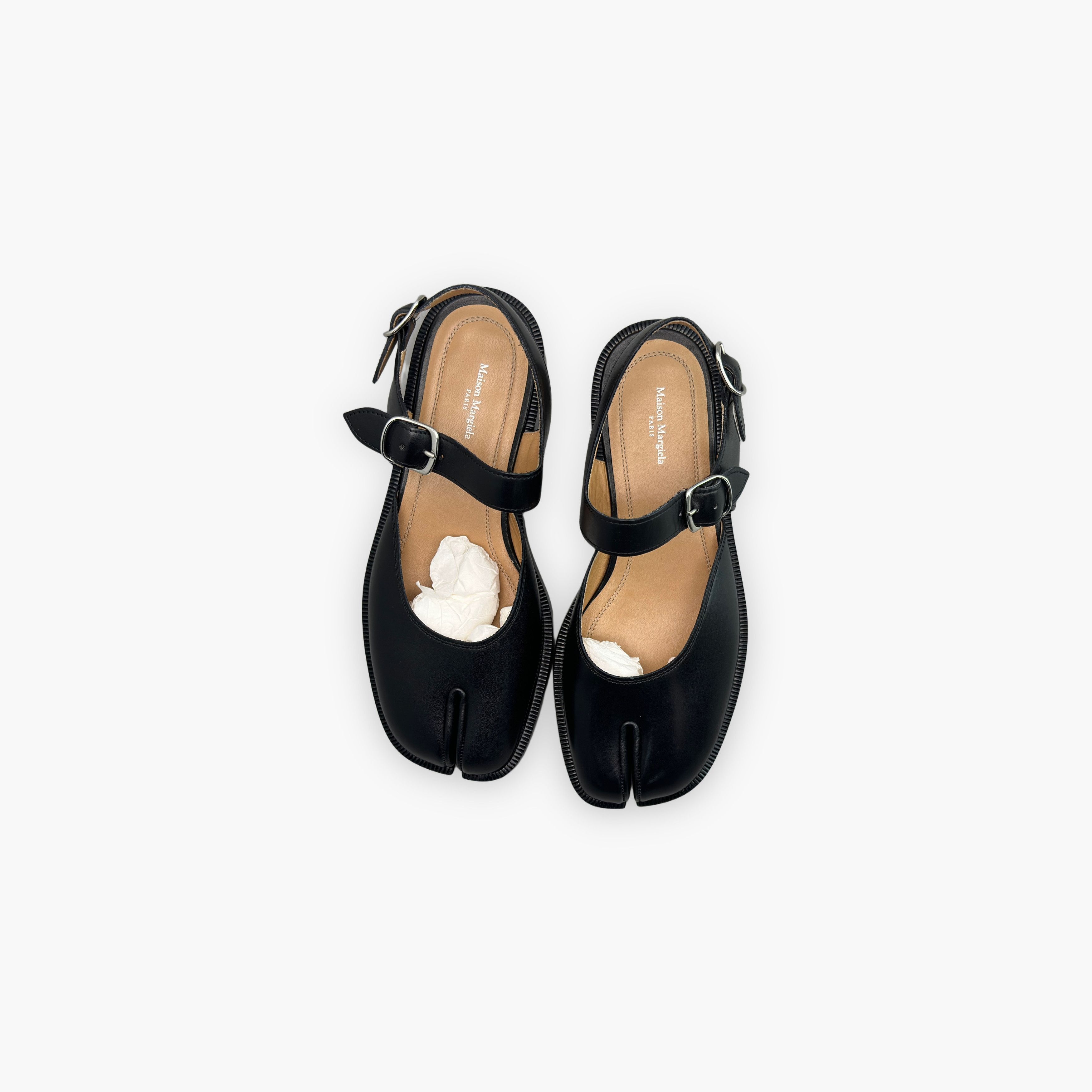Maison Margiela Maison Margiela Tabi Leather Flats Size 38.5 Size US 8.5 / IT 38.5 - 9 Thumbnail