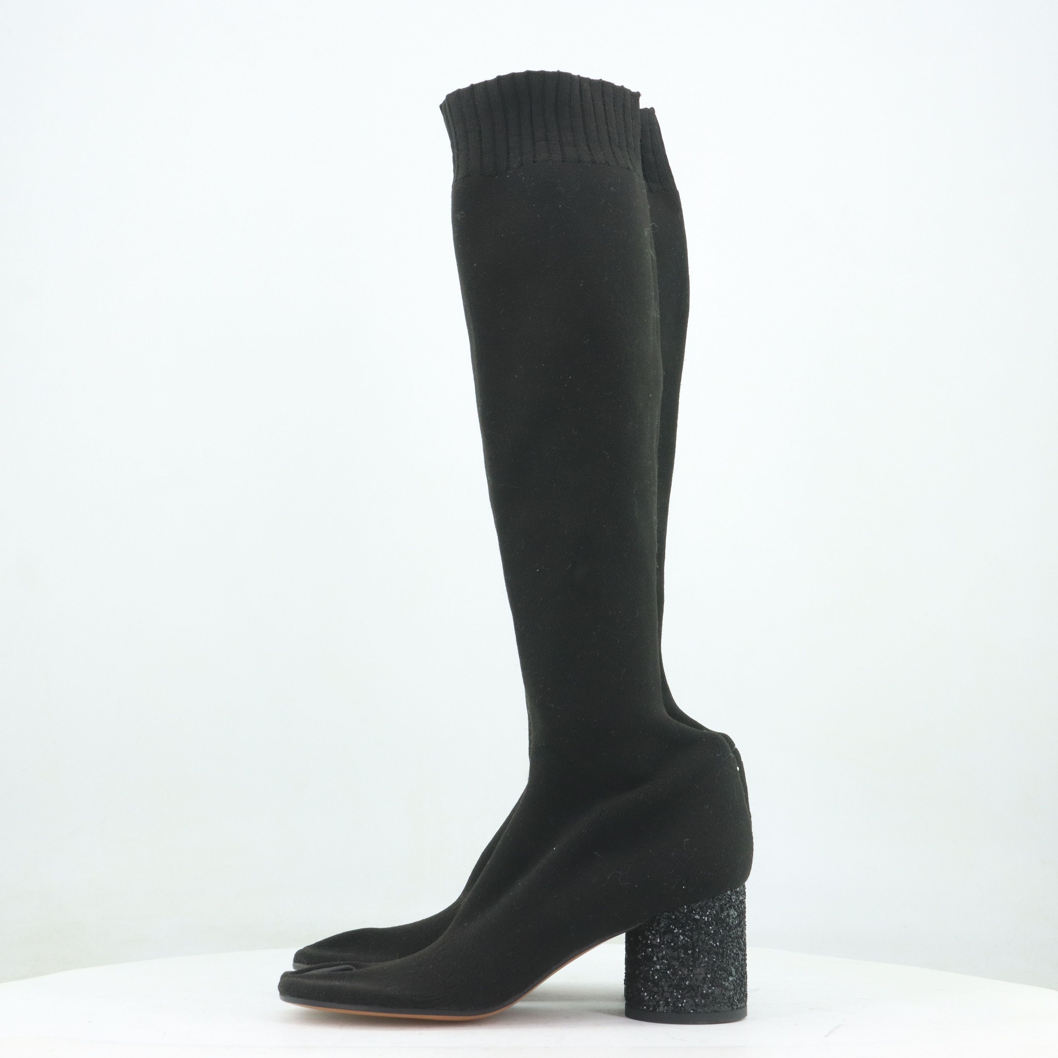 Maison Margiela Maison Margiela Tabi Glitter Heel Sock Boots Size 38 Size US 8 / IT 38 - 2 Thumbnail