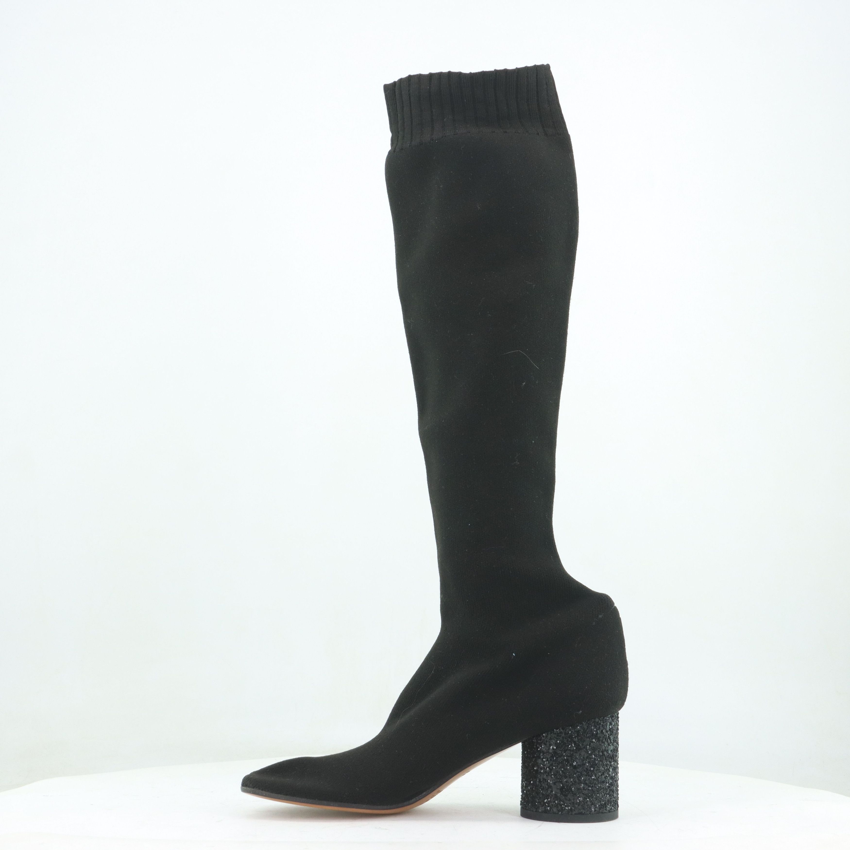 Maison Margiela Maison Margiela Tabi Glitter Heel Sock Boots Size 38 Size US 8 / IT 38 - 6 Thumbnail