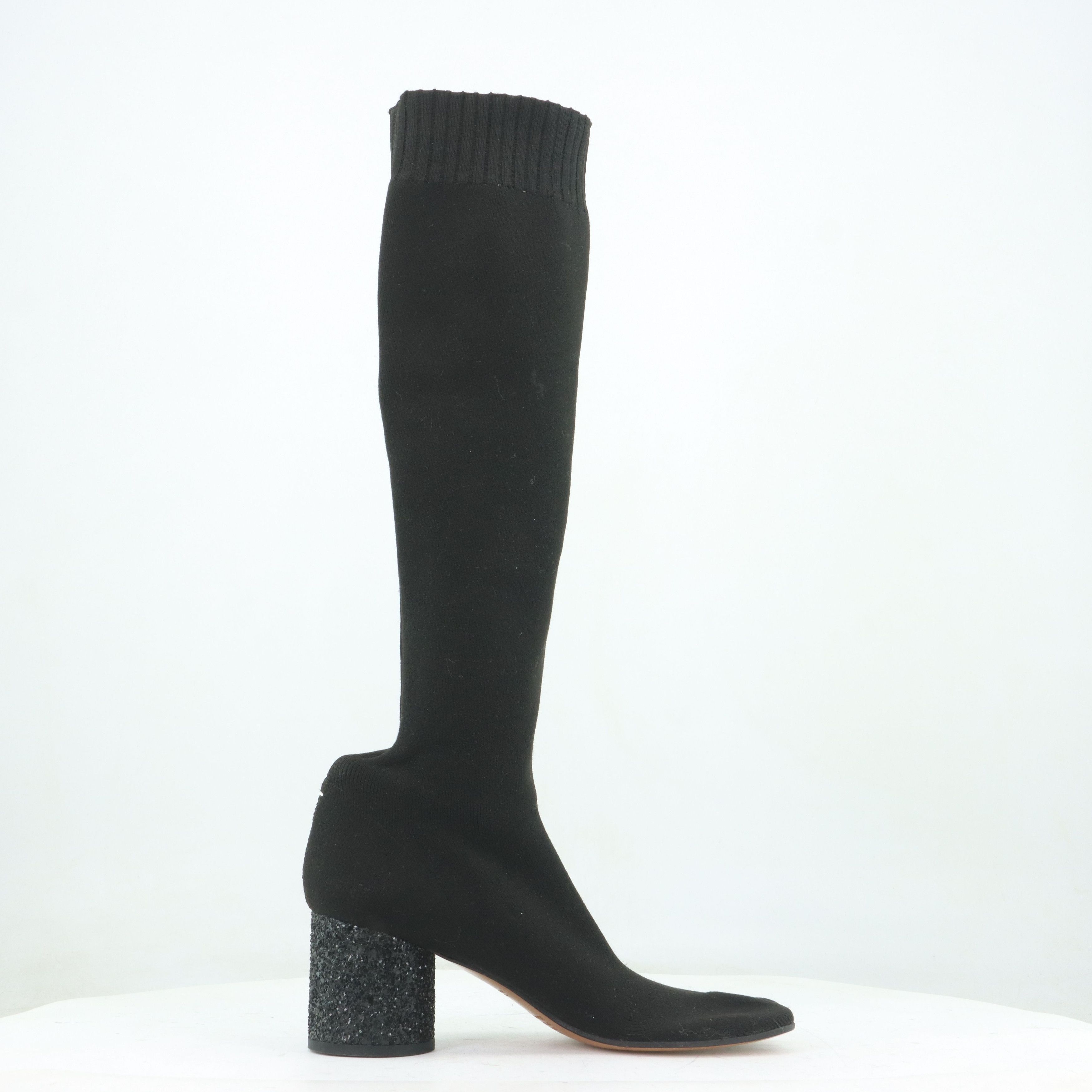 Maison Margiela Maison Margiela Tabi Glitter Heel Sock Boots Size 38 Size US 8 / IT 38 - 7 Thumbnail