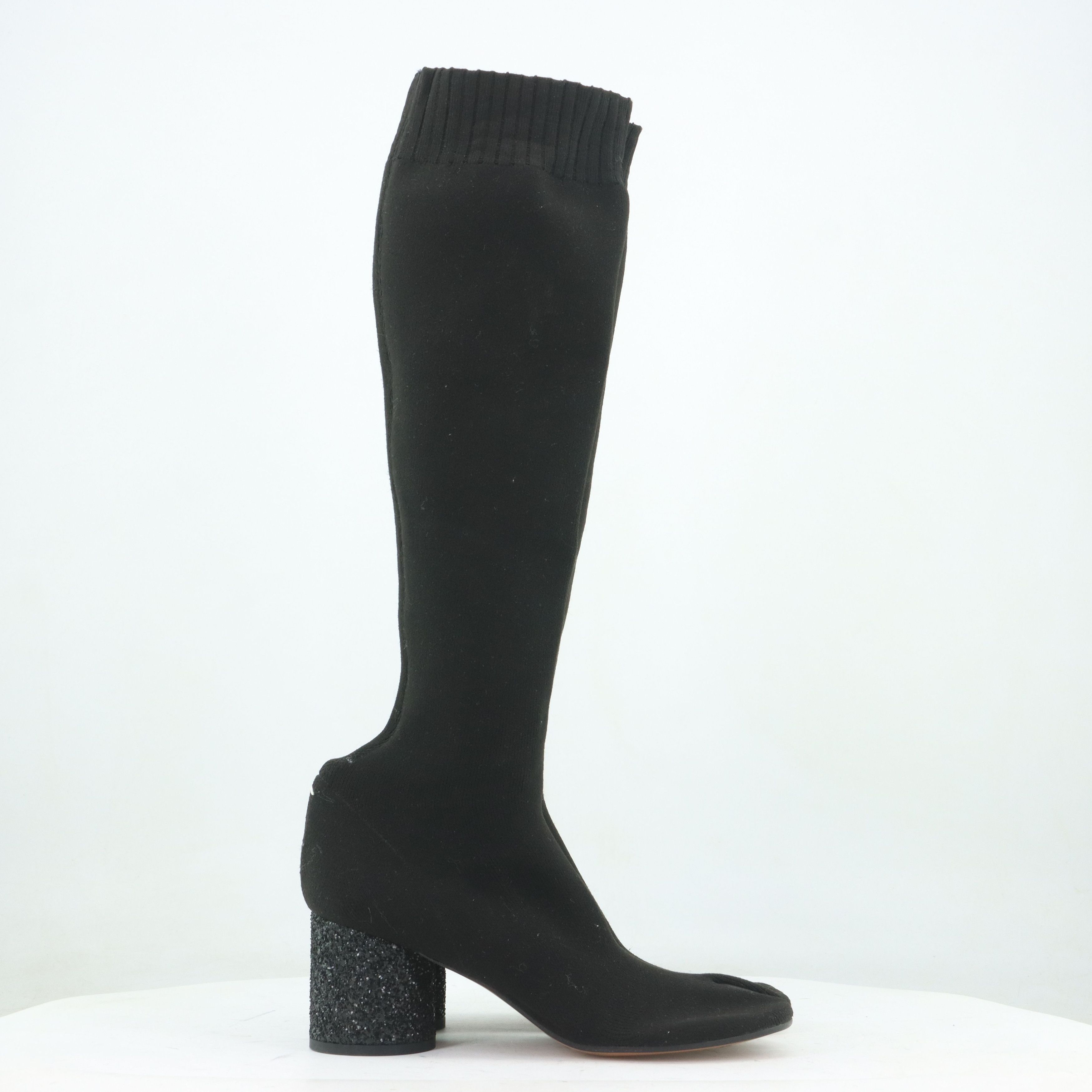 Maison Margiela Maison Margiela Tabi Glitter Heel Sock Boots Size 38 Size US 8 / IT 38 - 3 Thumbnail