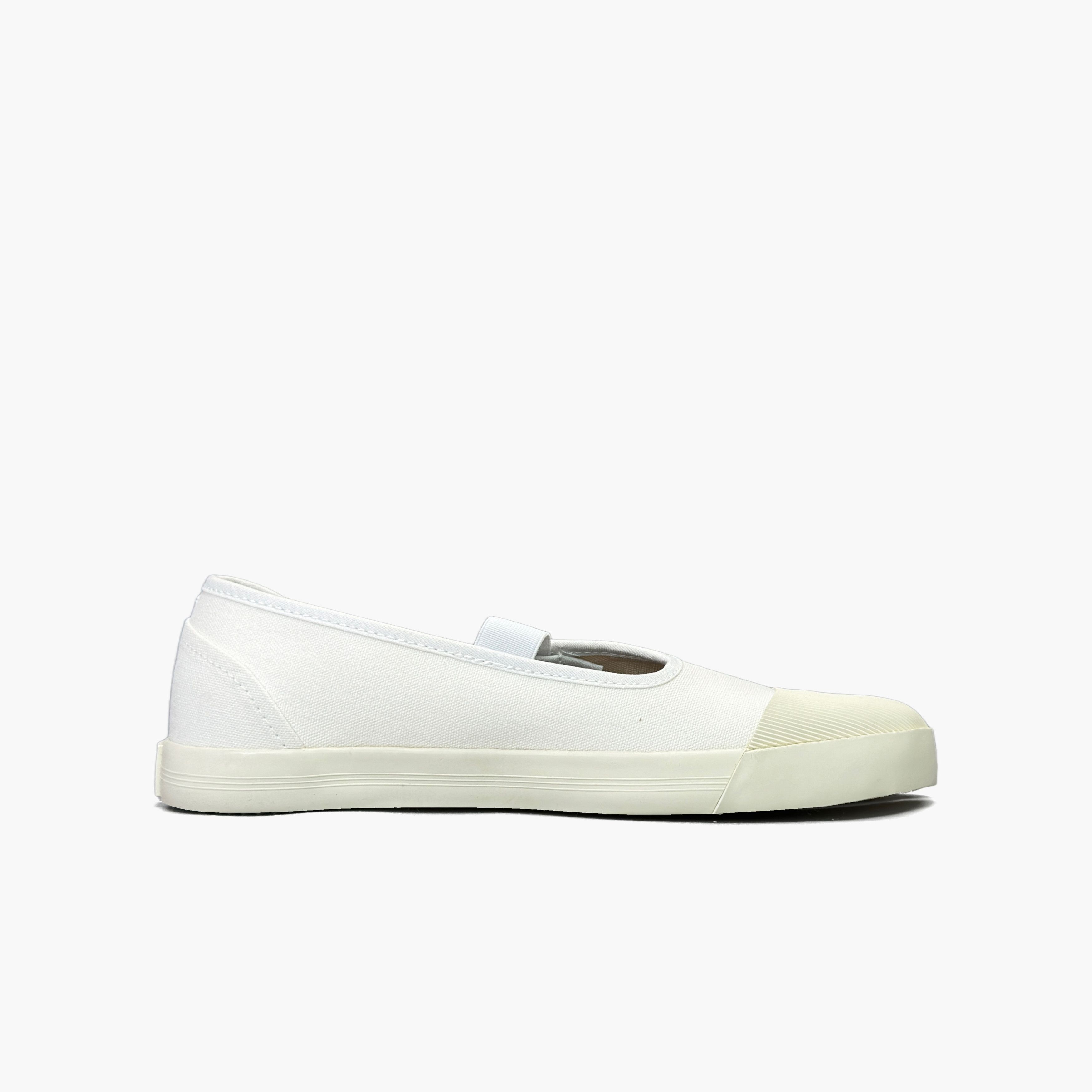 Maison Margiela Maison Margiela White Tabi Canvas Slip Ons Size 39 Size US 9 / IT 39 - 2 Thumbnail