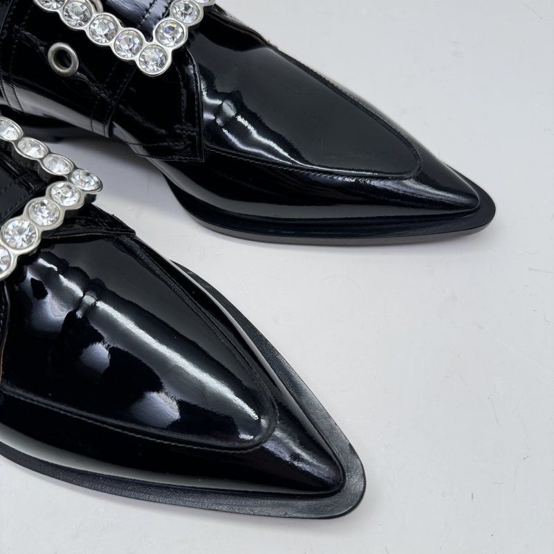 Maison Margiela Maison Margiela Crystal Buckle Patent Flats 36 Size US 6 / IT 36 - 6 Thumbnail