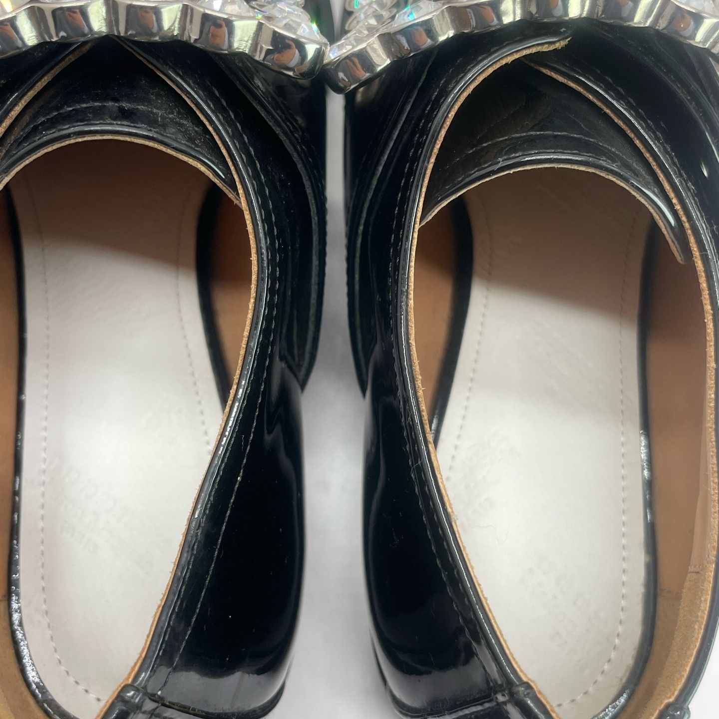 Maison Margiela Maison Margiela Crystal Buckle Patent Loafers Size 36 Size US 6 / IT 36 - 4 Thumbnail