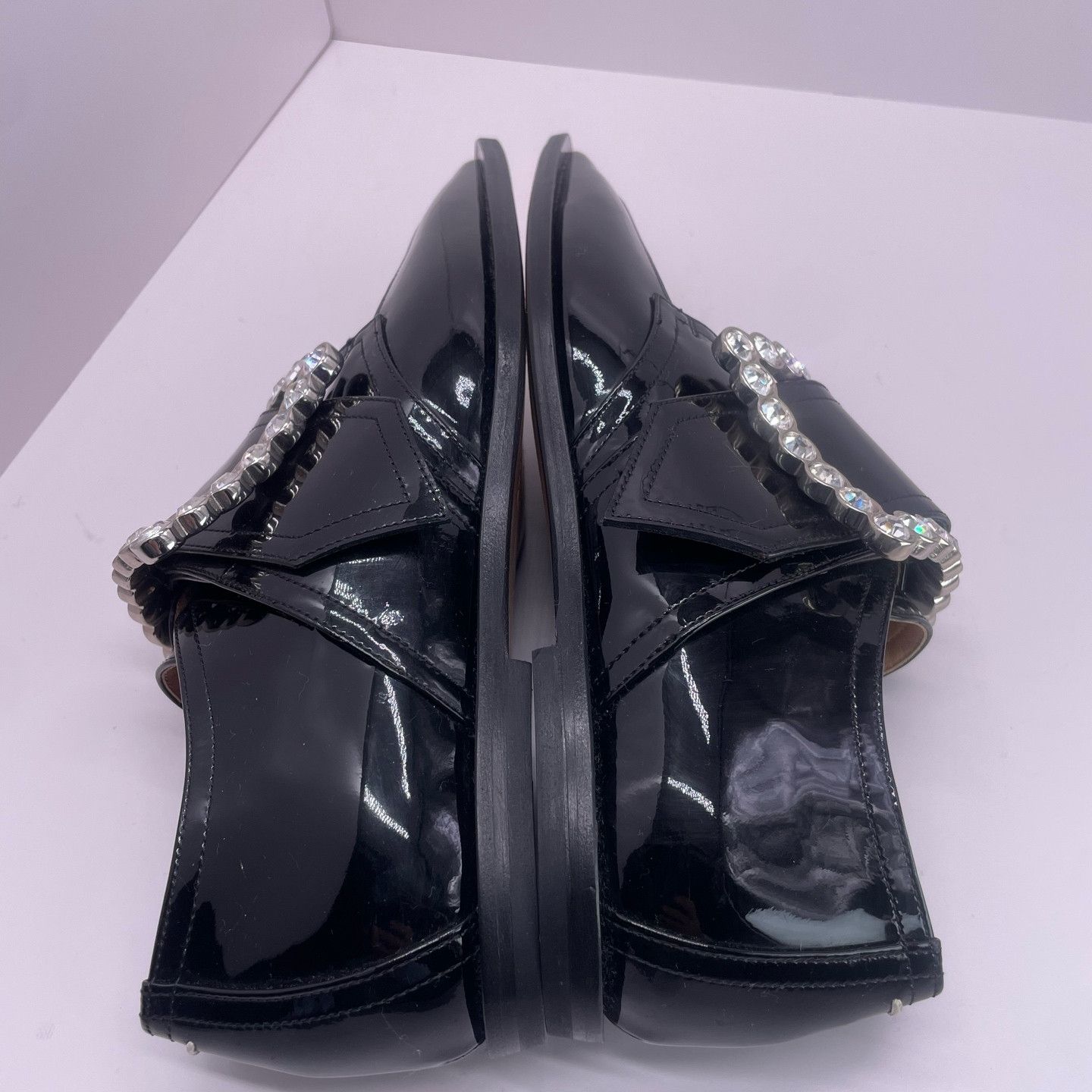 Maison Margiela Maison Margiela Crystal Buckle Patent Loafers Size 36 Size US 6 / IT 36 - 5 Thumbnail