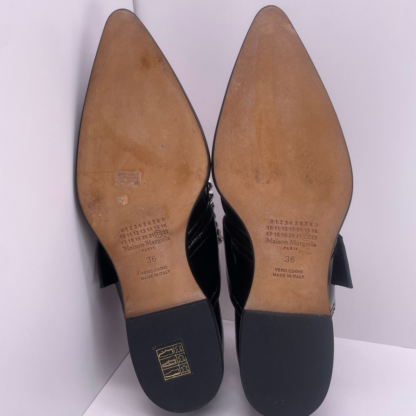 Maison Margiela Maison Margiela Crystal Buckle Patent Loafers Size 36 Size US 6 / IT 36 - 7 Thumbnail