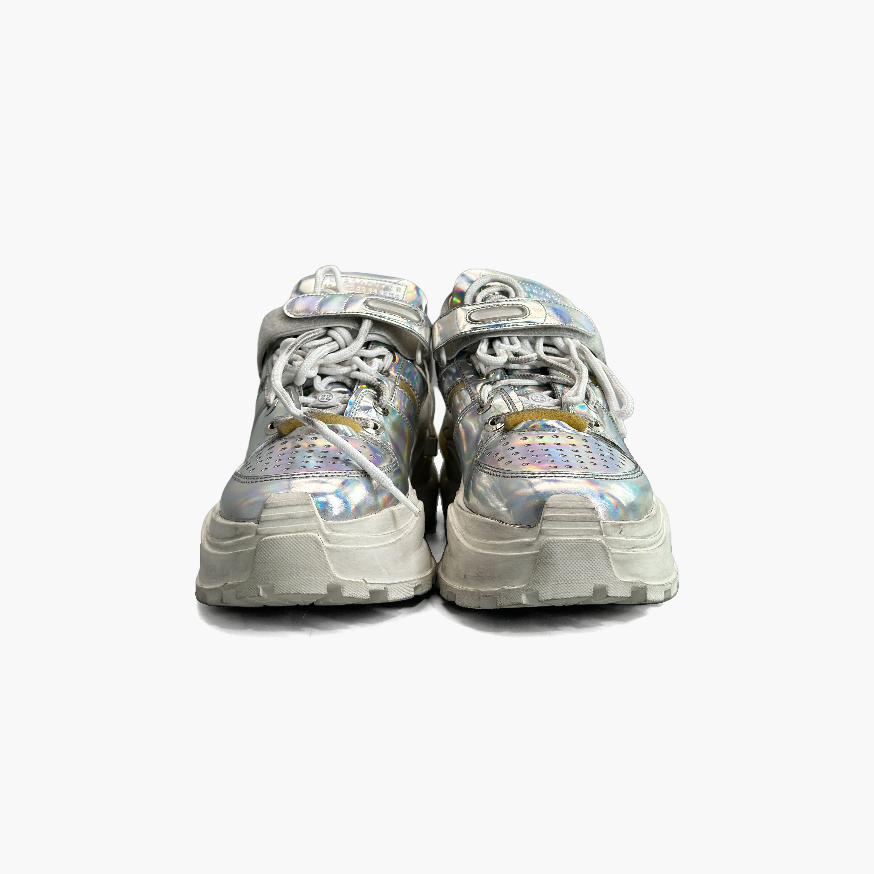 Maison Margiela Maison Margiela Metallic Low-Top Sneakers Size 38 Size US 8 / IT 38 - 5 Thumbnail