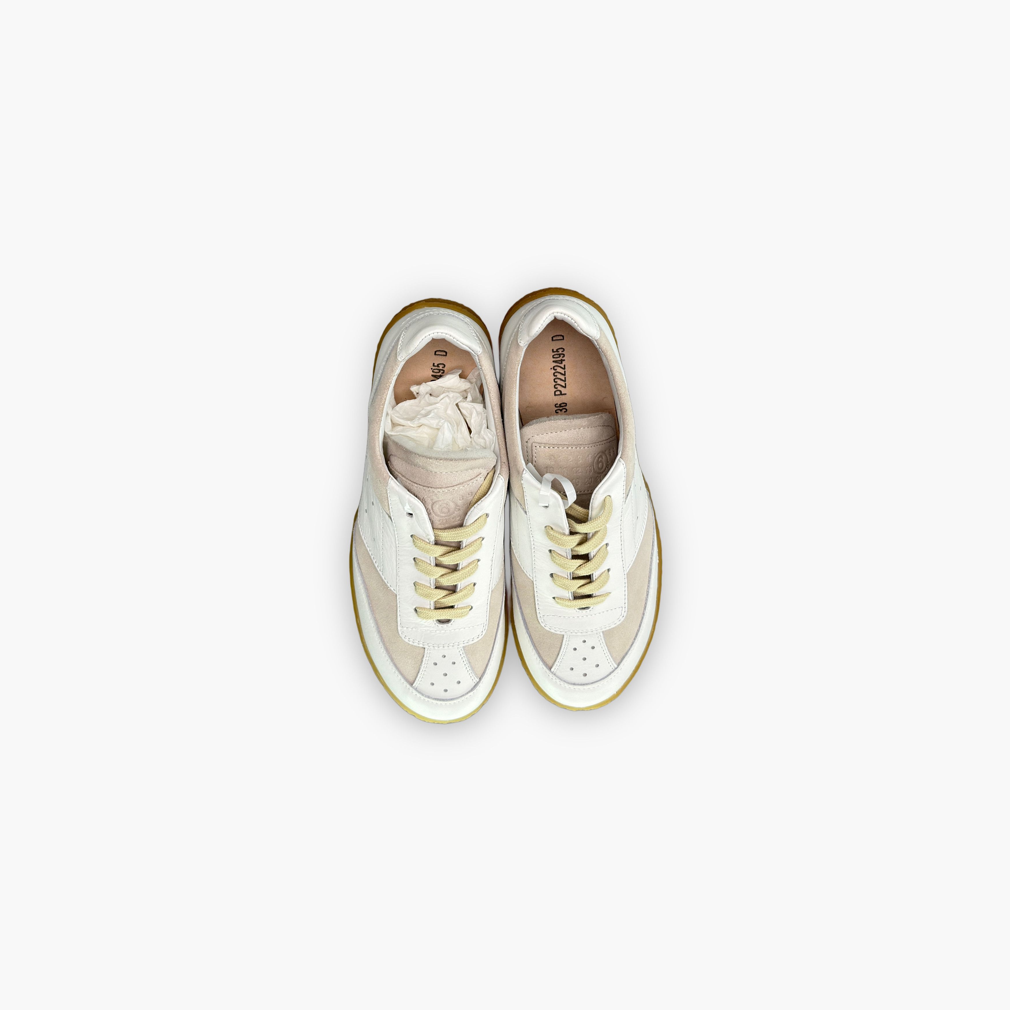 MM6 MM6 Maison Margiela Leather Suede GAT Sneakers Size 36 Size US 6 / IT 36 - 9 Thumbnail