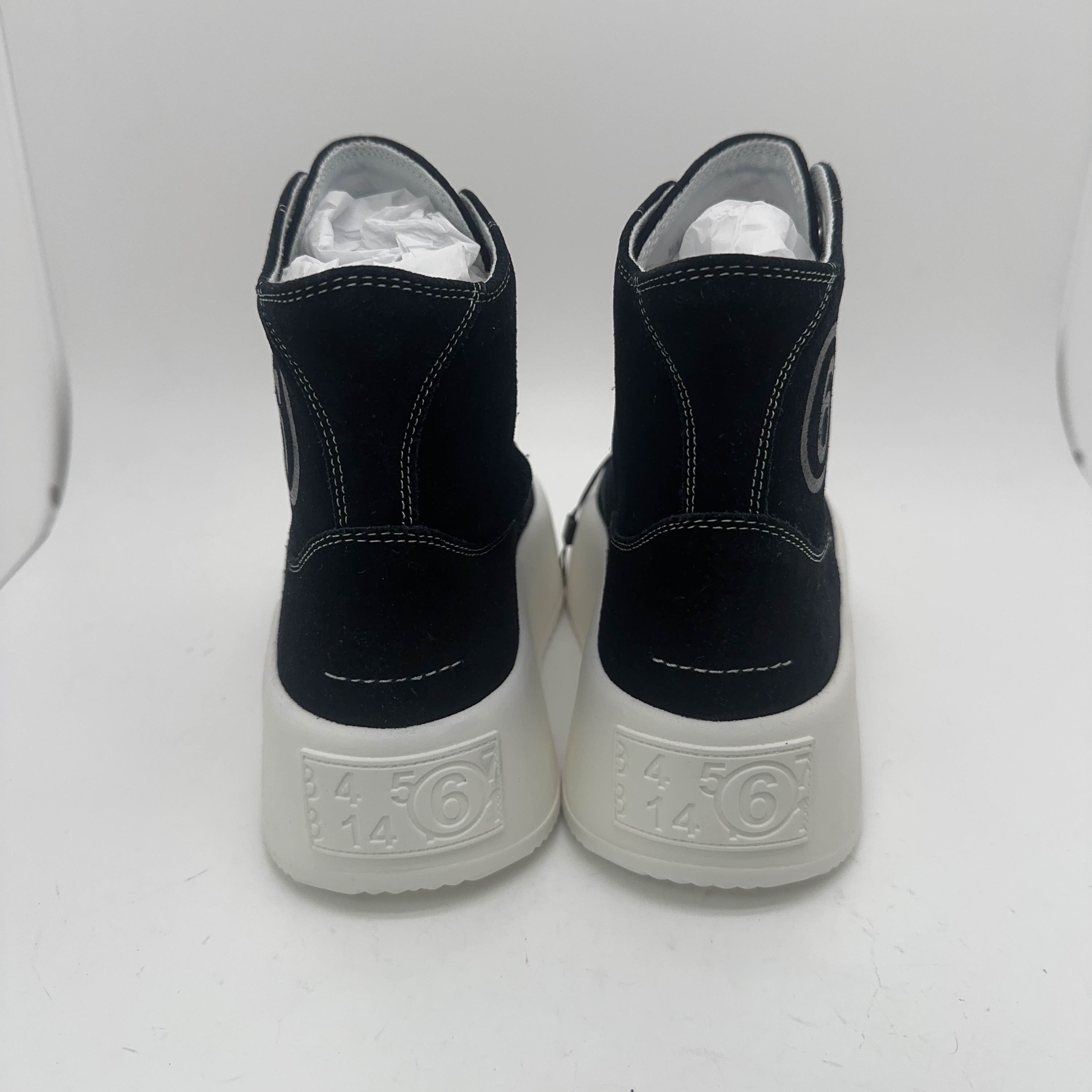 MM6 MM6 Maison Margiela Logo High Top Sneakers Size 37.5 Size US 7.5 / IT 37.5 - 3 Thumbnail