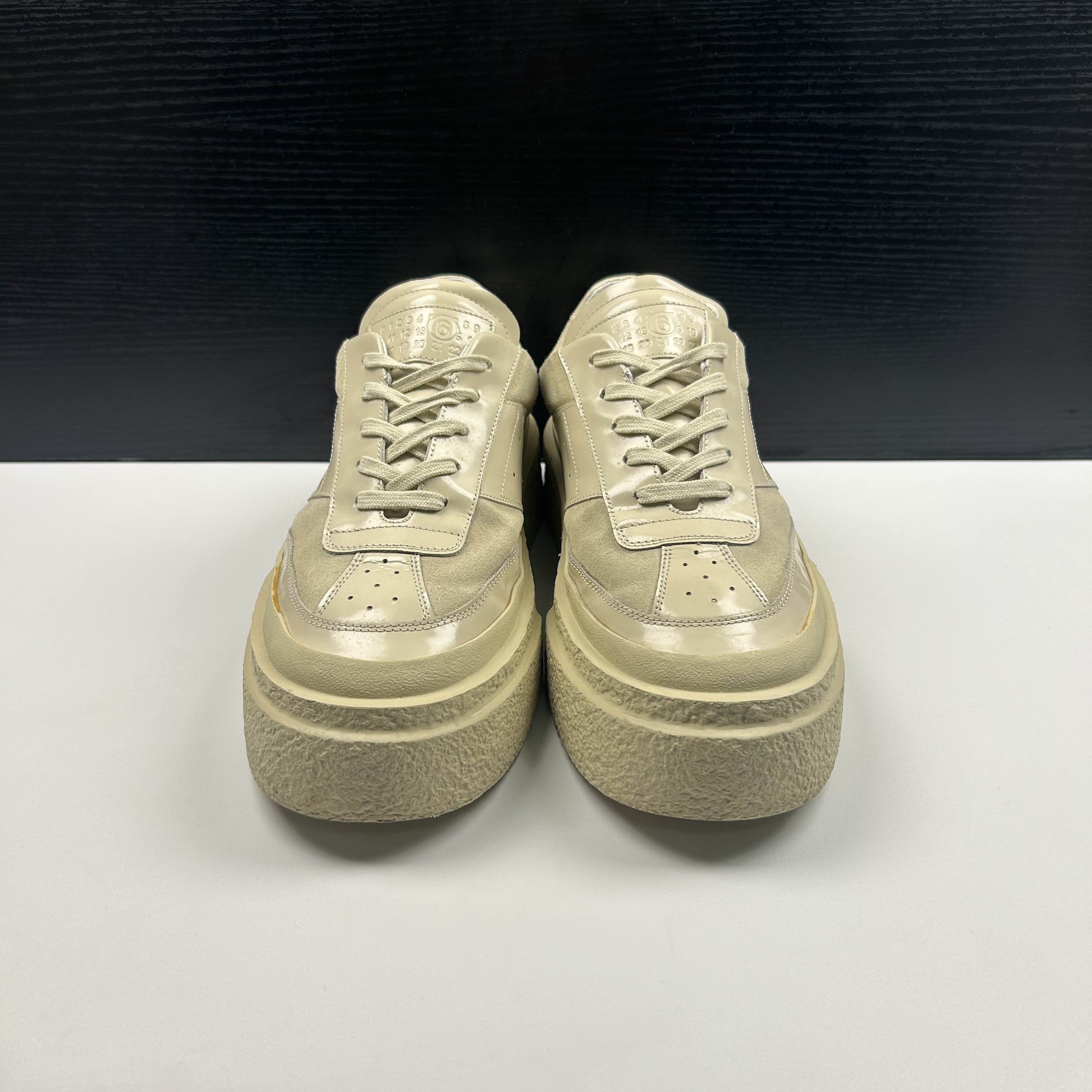MM6 MM6 Maison Margiela Leather Platform Sneakers Size 41 Size US 11 / IT 41 - 2 Thumbnail