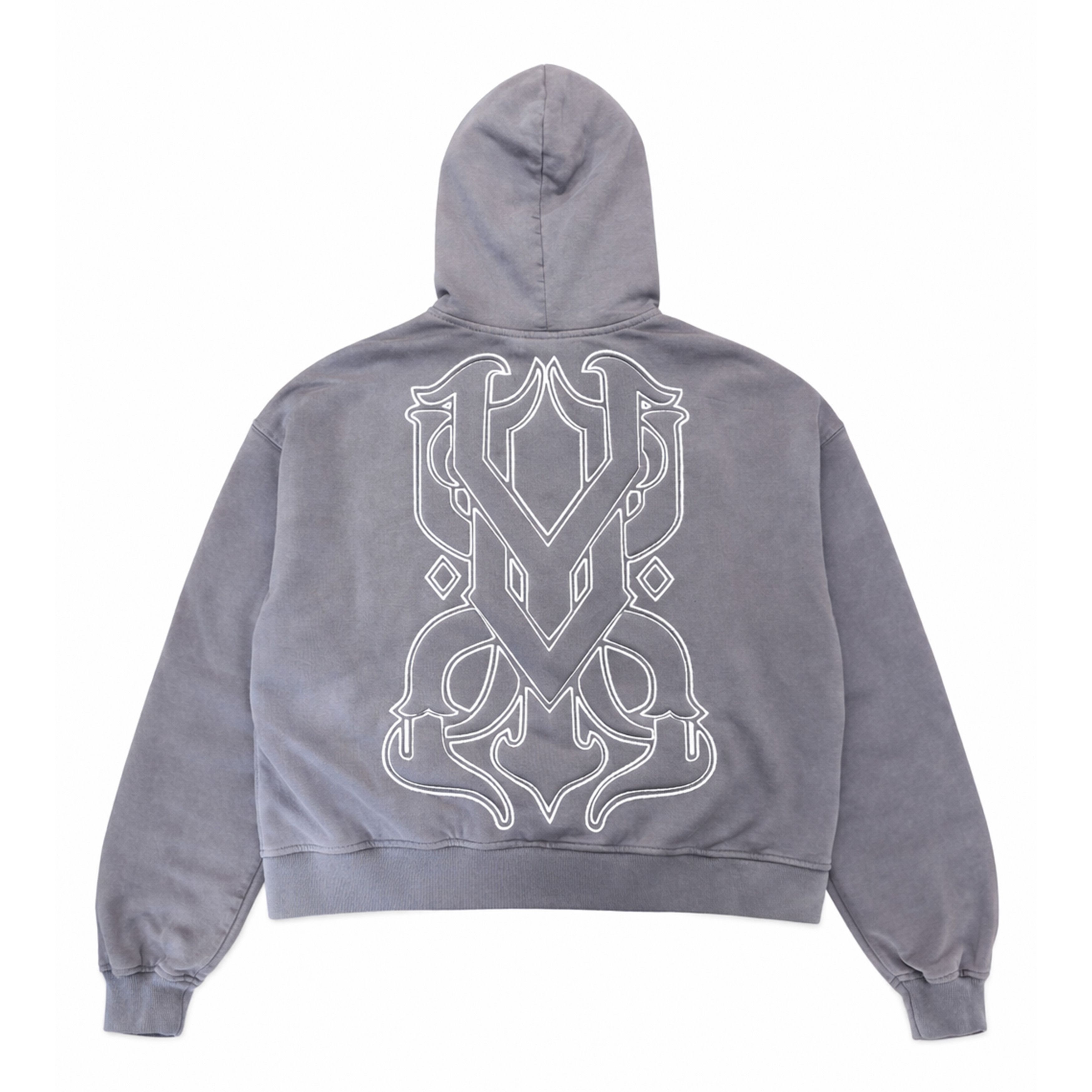 YVX YVX Workshop Monogram Hooded Sweatshirt Stormy Sea Size US XXL / EU 58 / 5 - 2 Thumbnail