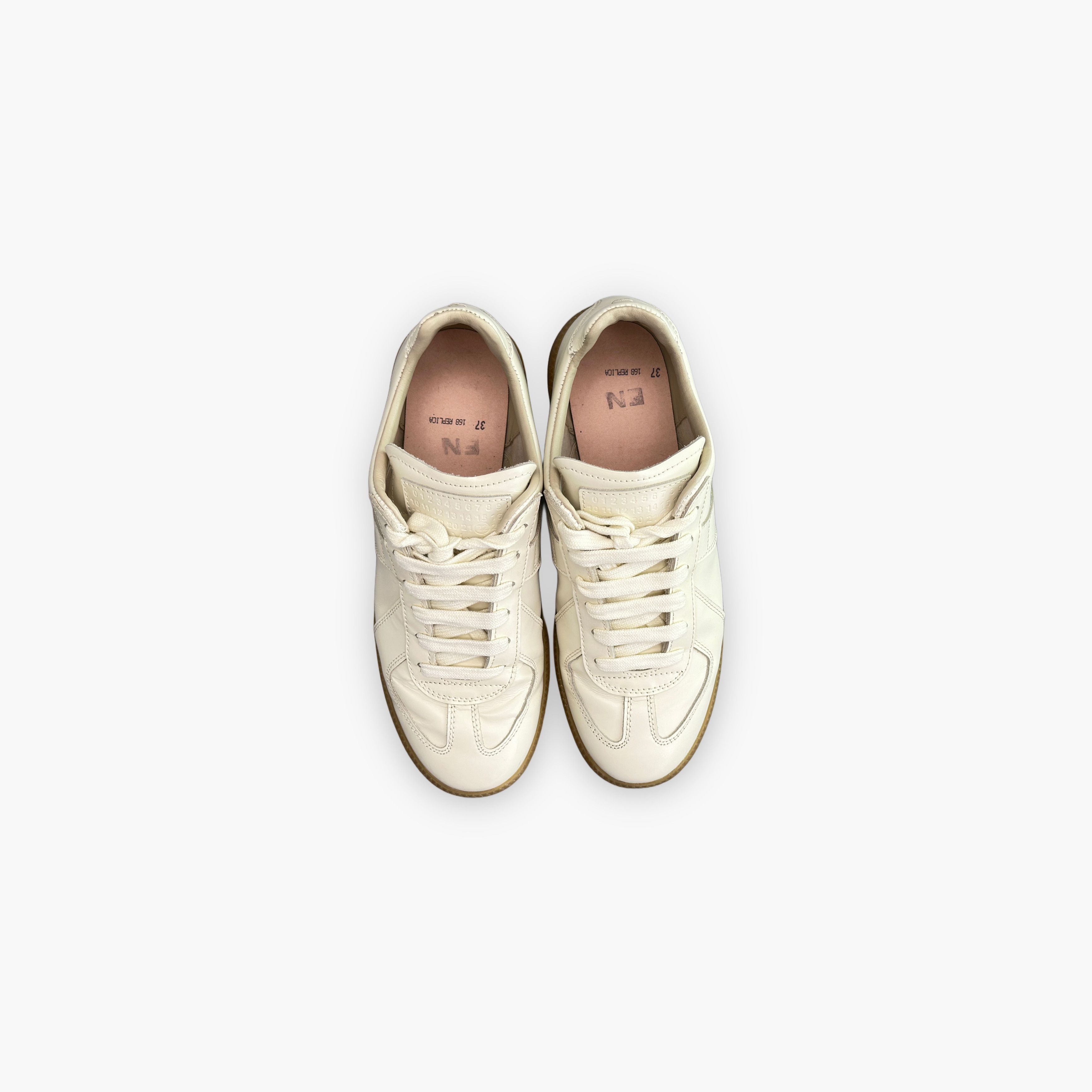 Maison Margiela Maison Margiela White Replica Sneakers Size 37 Size US 7 / IT 37 - 9 Thumbnail