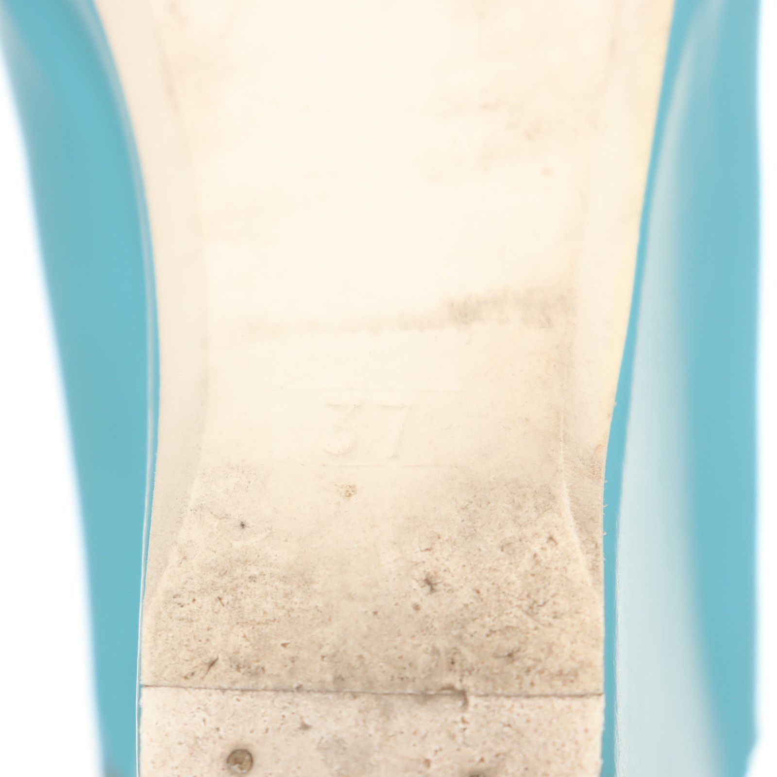 MM6 MM6 Maison Margiela Blue Leather Wedge Heels Size 37 Size US 7 / IT 37 - 7 Thumbnail