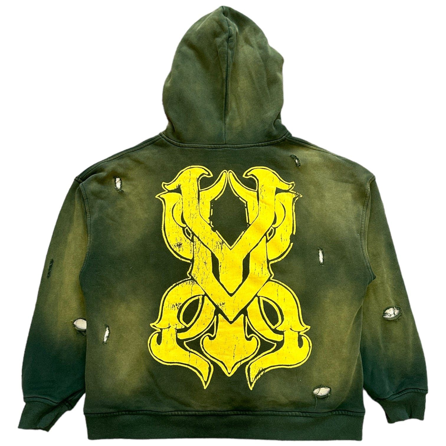 YVX YVX Double Layer Thermal Lined Hooded Sweatshirt Sunfaded Gr Size US S / EU 44-46 / 1 - 2 Thumbnail