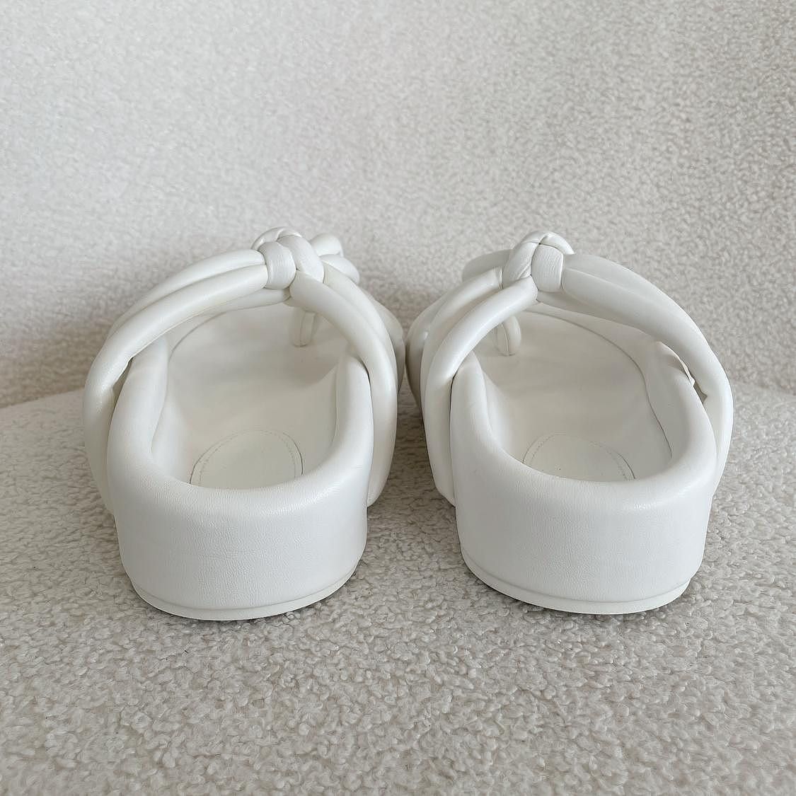 MM6 MM6 Maison Margiela White Thong Sandals Size 39 Size US 9 / IT 39 - 3 Thumbnail