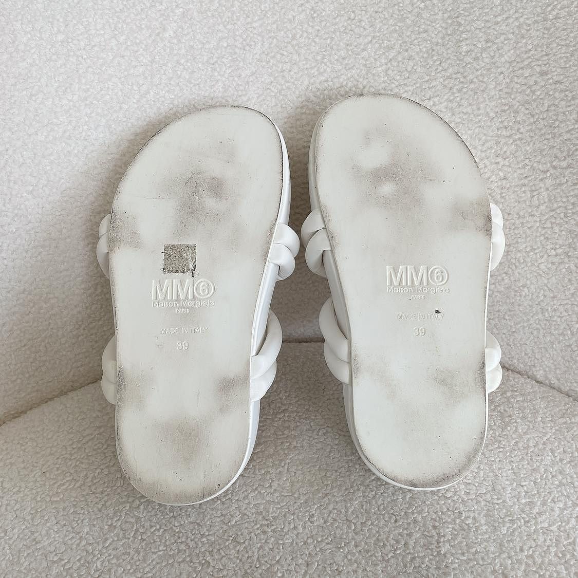 MM6 MM6 Maison Margiela White Thong Sandals Size 39 Size US 9 / IT 39 - 4 Thumbnail