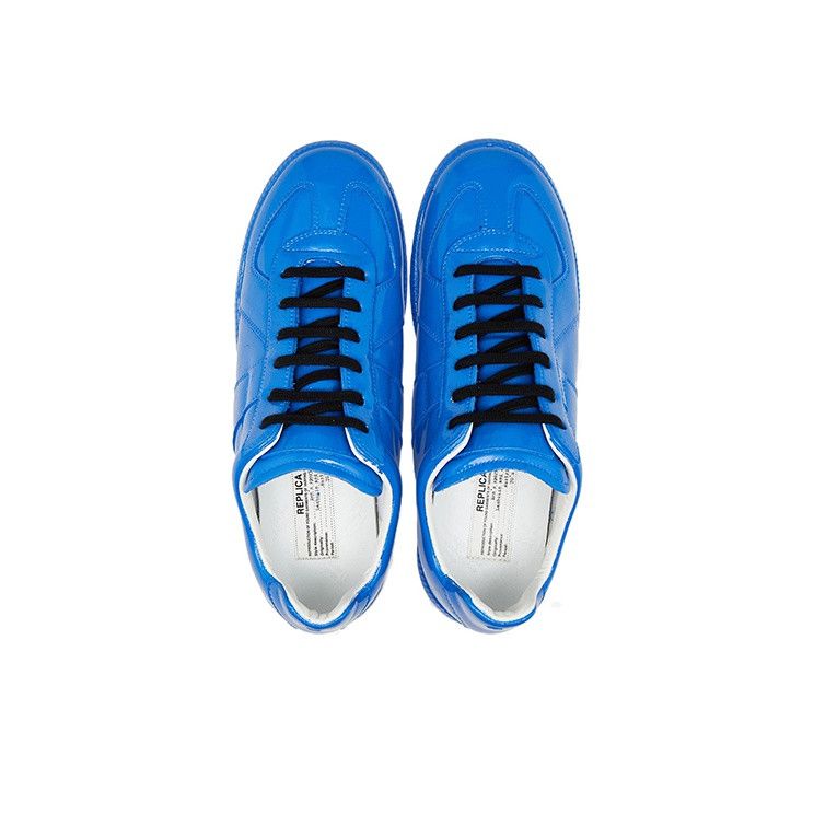 Maison Margiela Maison Margiela Replica Patent Leather Sneakers Size 38 Size US 8 / IT 38 - 4 Thumbnail